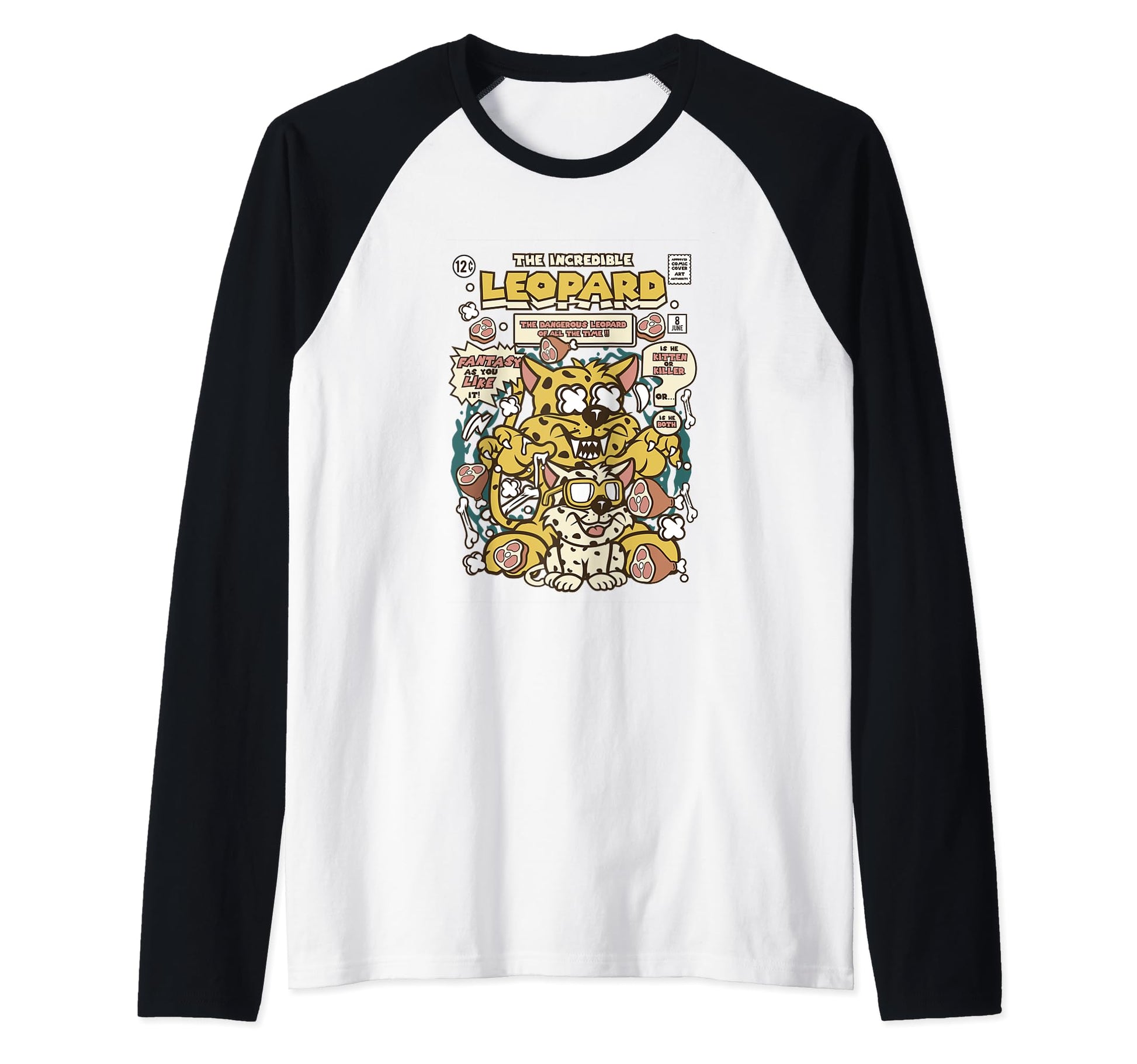 Incredible Leopard Cat Animal Gift Funny T-Shirt - Streetwear Style Unisex - T-Shirt, Sweatshirt, Hoodie