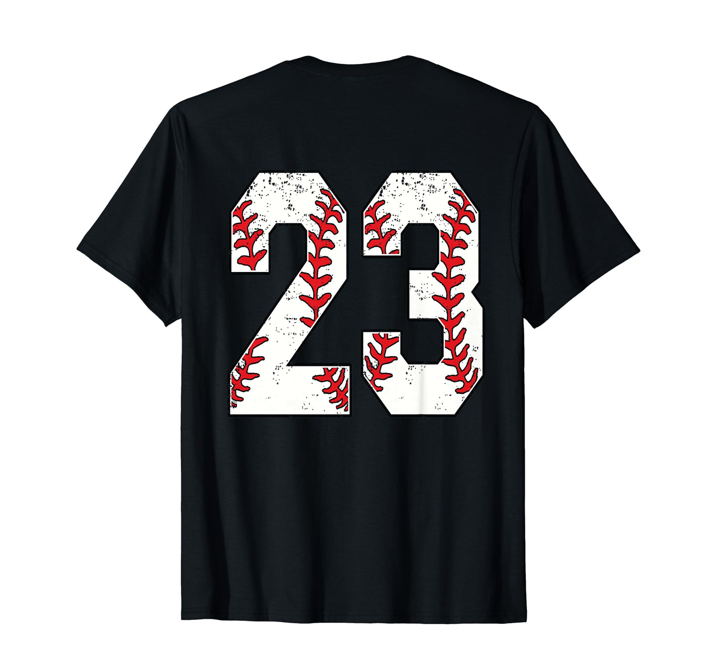 Number 23 Baseball Jersey Number 23 Back T-Shirt - Novelty Apparel Unisex - T-Shirt, Sweatshirt, Hoodie