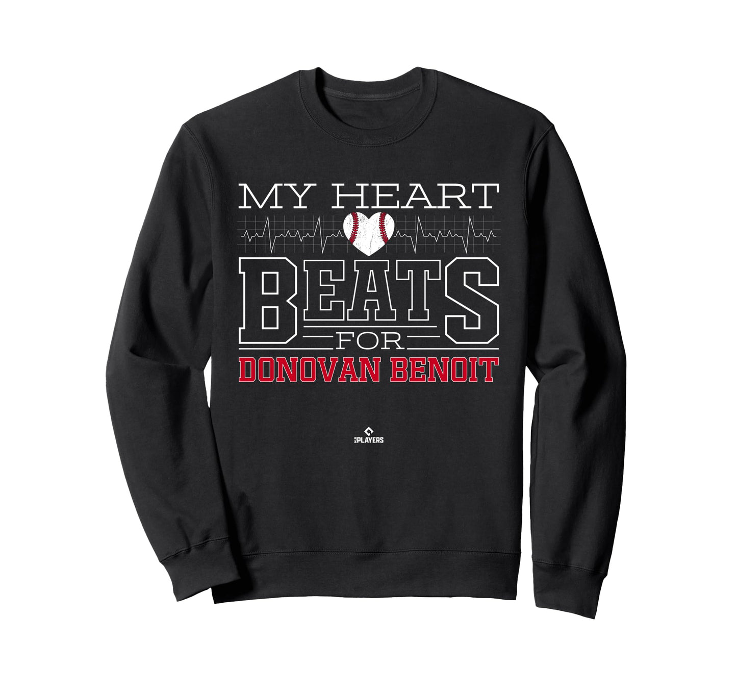 My Heart Beats Donovan Benoit Sweatshirt - Minimalist Print Men Women - T-Shirt, Sweatshirt, Hoodie
