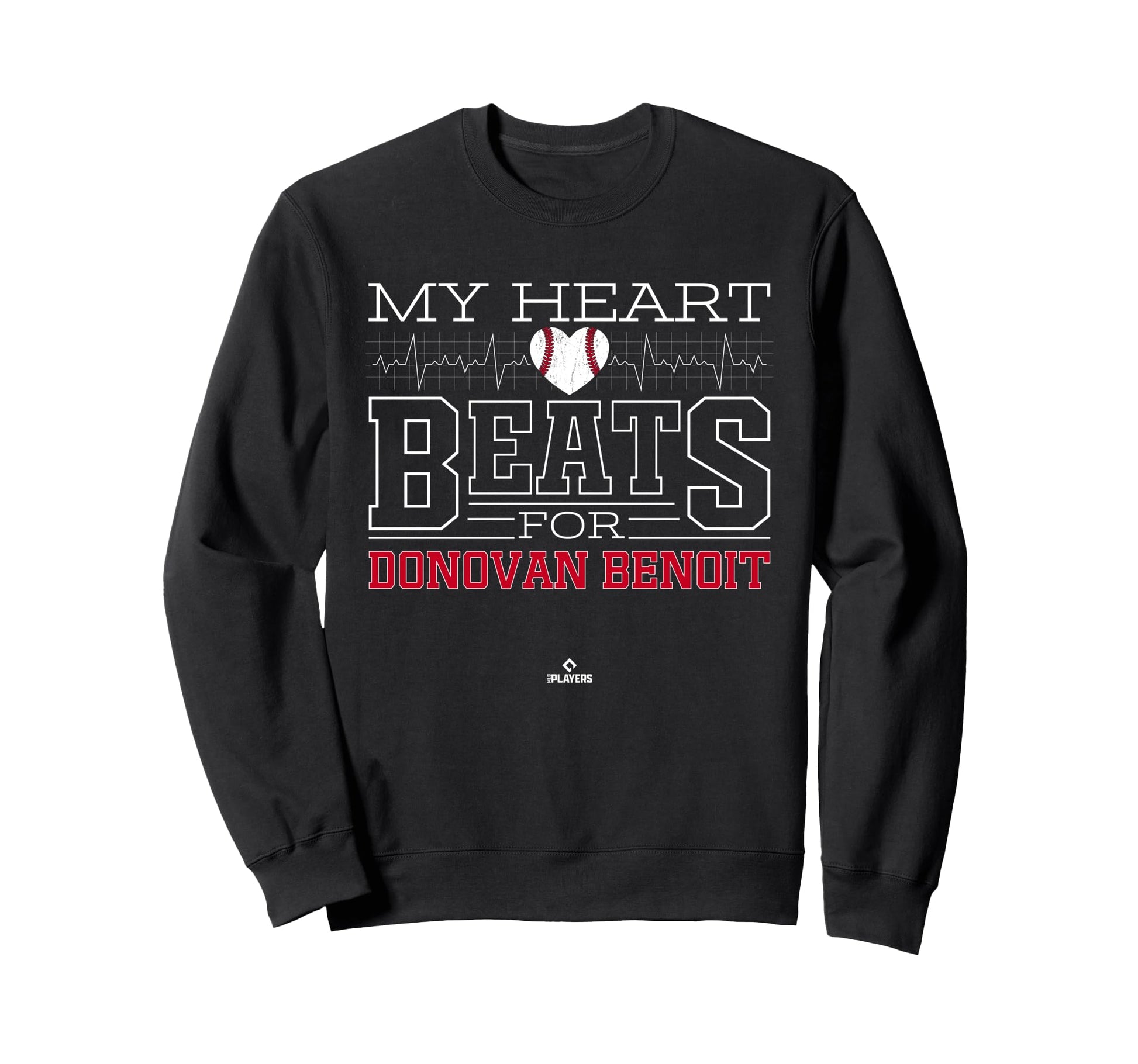 My Heart Beats Donovan Benoit Sweatshirt - Minimalist Print Men Women - T-Shirt, Sweatshirt, Hoodie