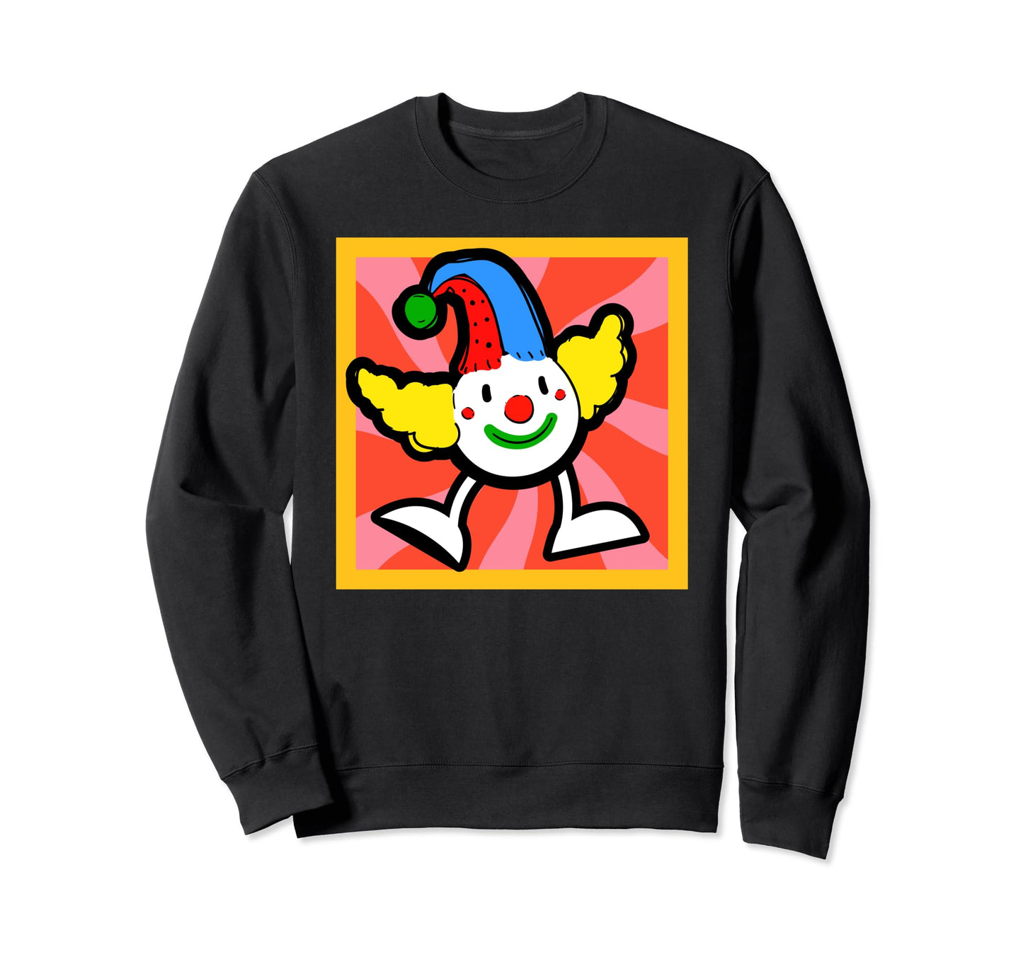Strange Clown Feet Circus Weirdcore Sweatshirt - Unique Graphic Men Women - T-Shirt, Sweatshirt, Hoodie