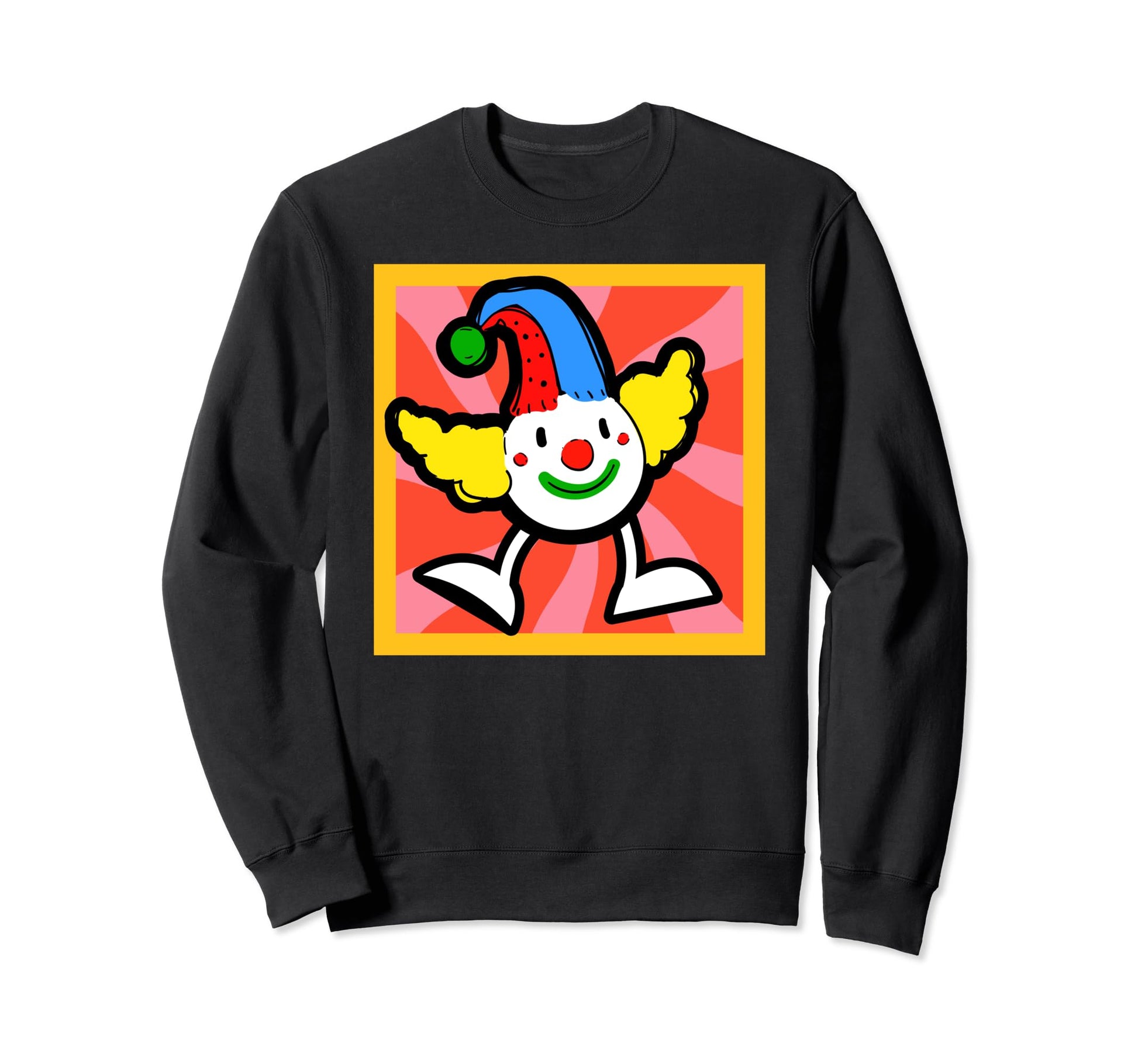 Strange Clown Feet Circus Weirdcore Sweatshirt - Unique Graphic Men Women - T-Shirt, Sweatshirt, Hoodie