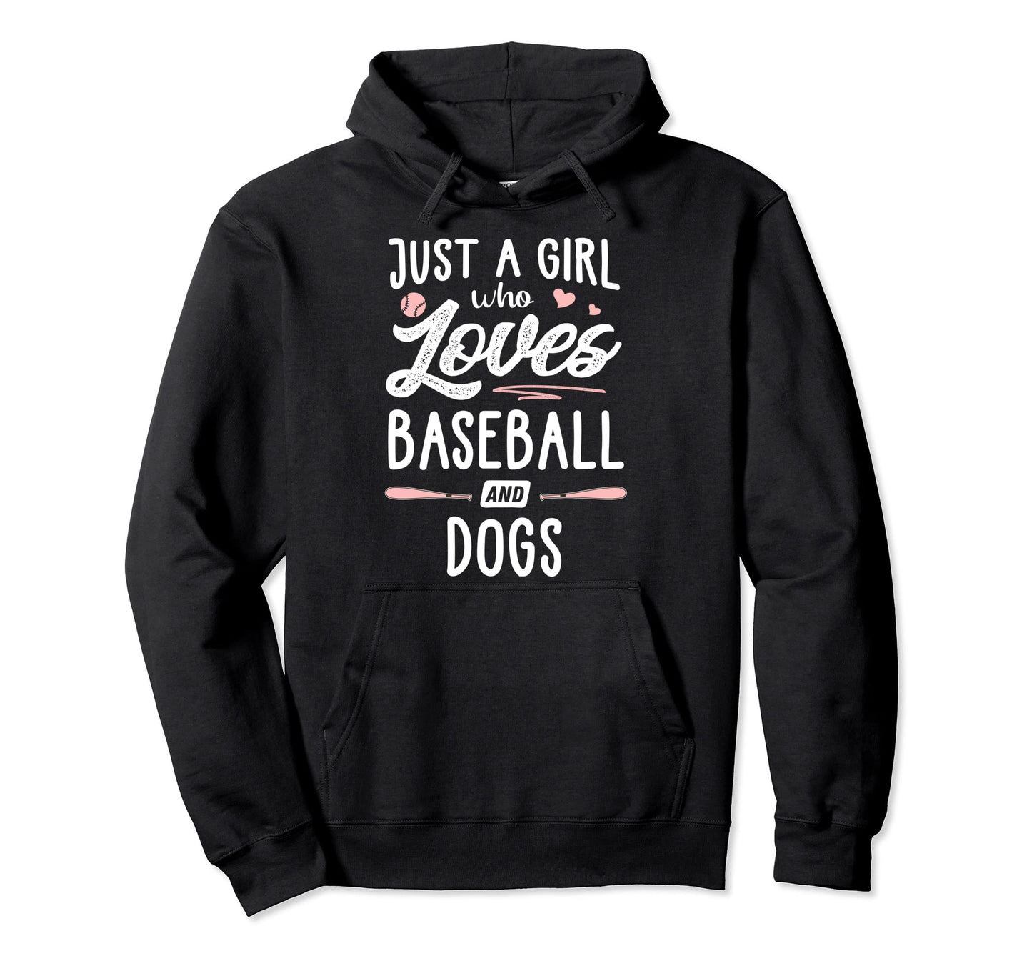 Just Who Loves Baseball And Dogs Gift Hoodie - Trendy Graphic Unisex - T-Shirt, Sweatshirt, Hoodie