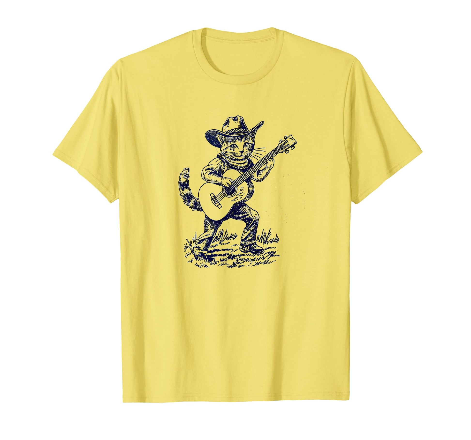 Meowdy Funny Country Music Cat T-Shirt - Aesthetic Graphic for Adults - T-Shirt, Sweatshirt, Hoodie
