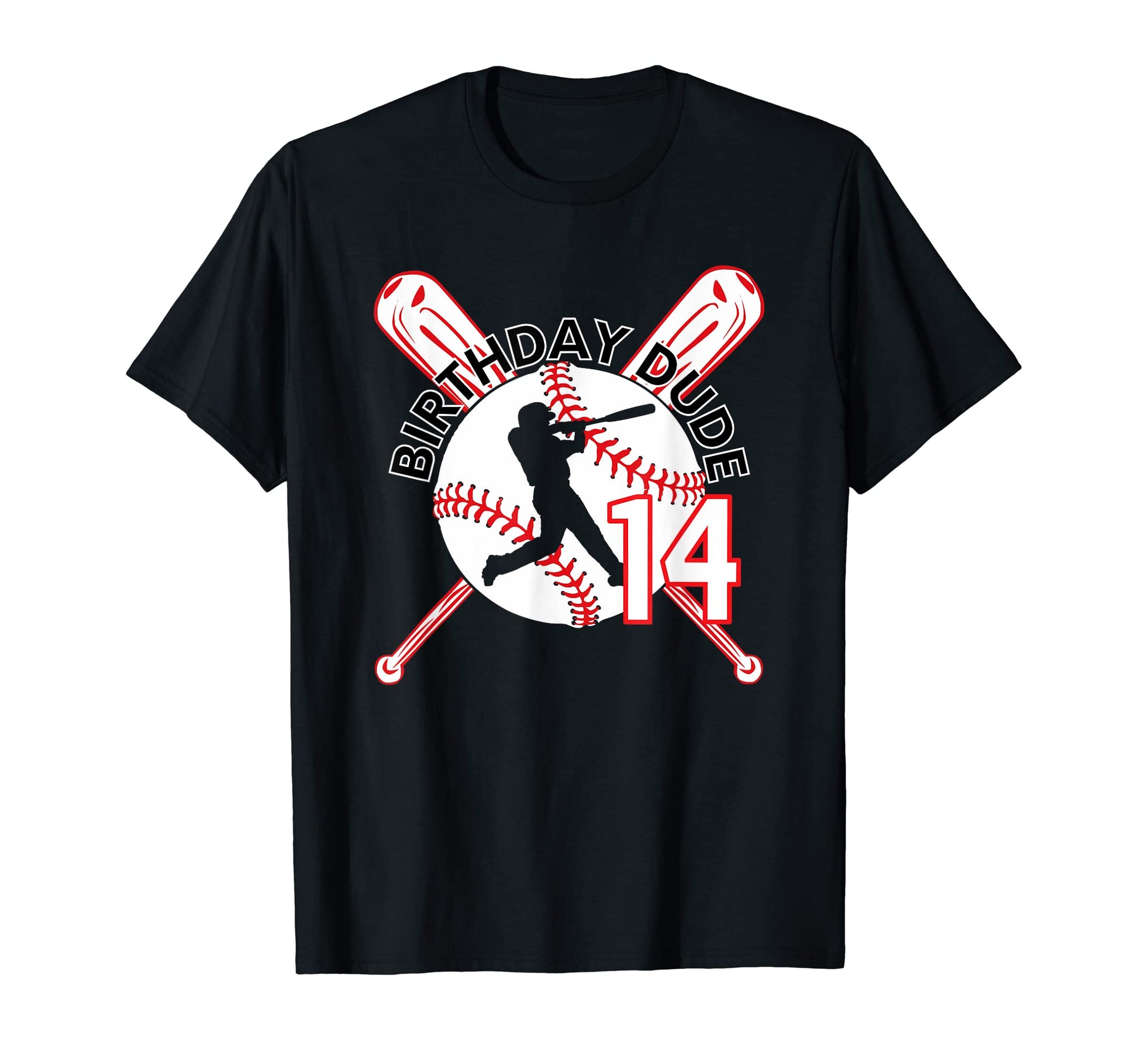 14 Year Old 14Th Birthday Dude Baseball T-Shirt - Graphic Print Men Women - T-Shirt, Sweatshirt, Hoodie