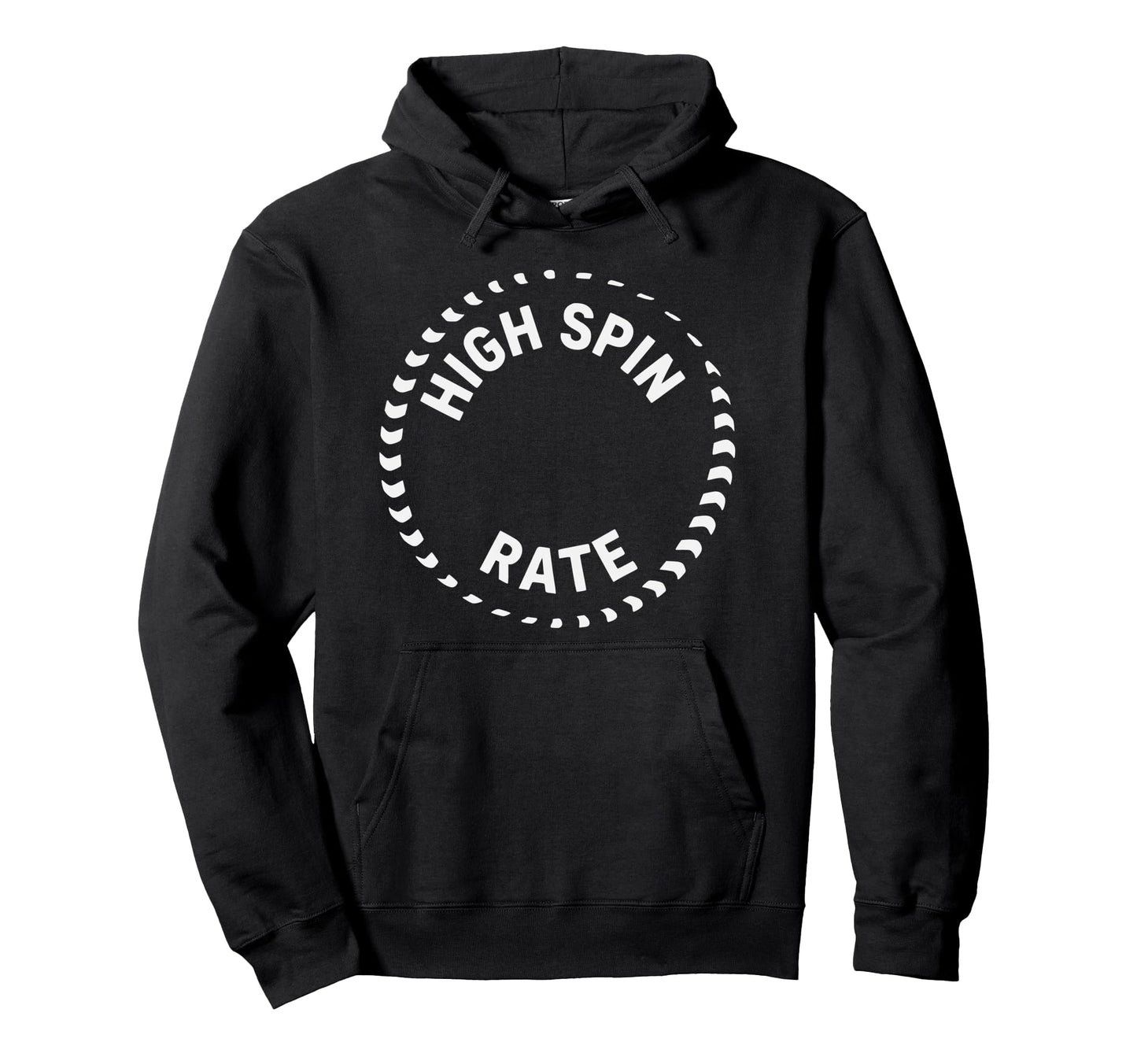 High Spin Rate Baseball Pitching Badge Hoodie - Graphic Print Unisex - T-Shirt, Sweatshirt, Hoodie