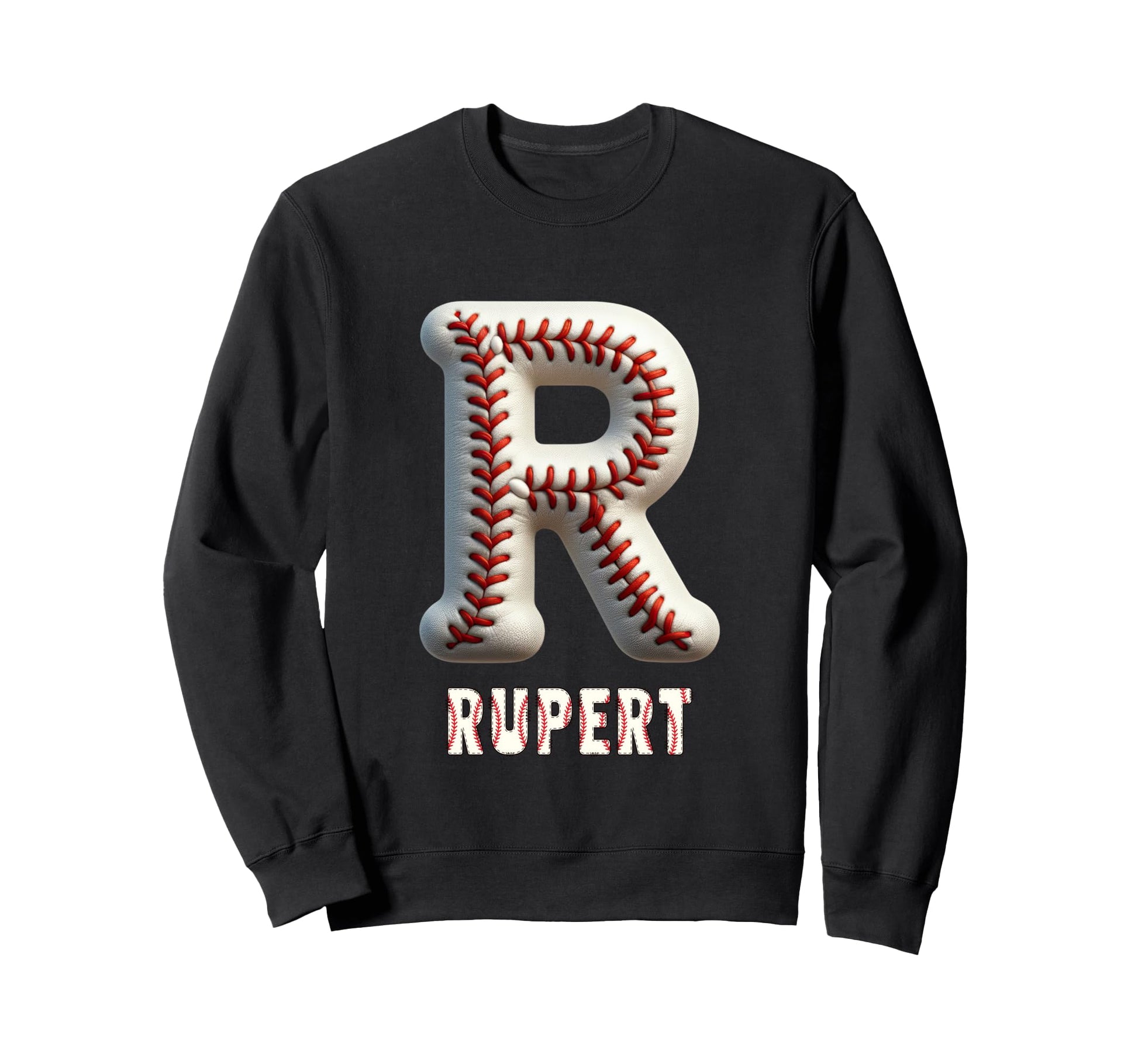 Baseball Home Run Marek Initial Sweatshirt - Trendy Graphic Men Women - T-Shirt, Sweatshirt, Hoodie