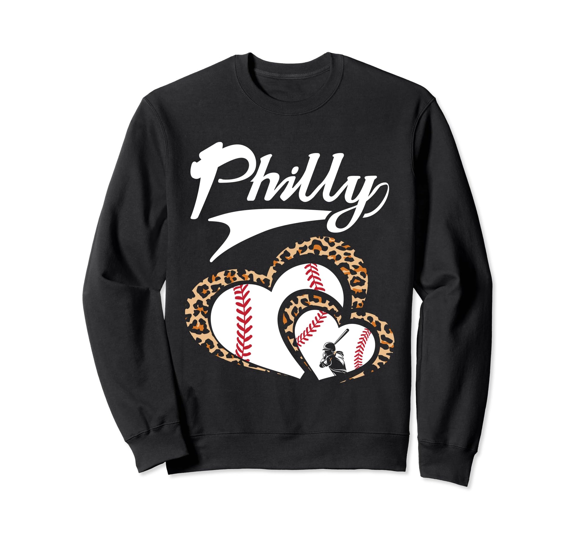 Baseball Player Philly Philadelphia Sweatshirt - Aesthetic Graphic Unisex - T-Shirt, Sweatshirt, Hoodie