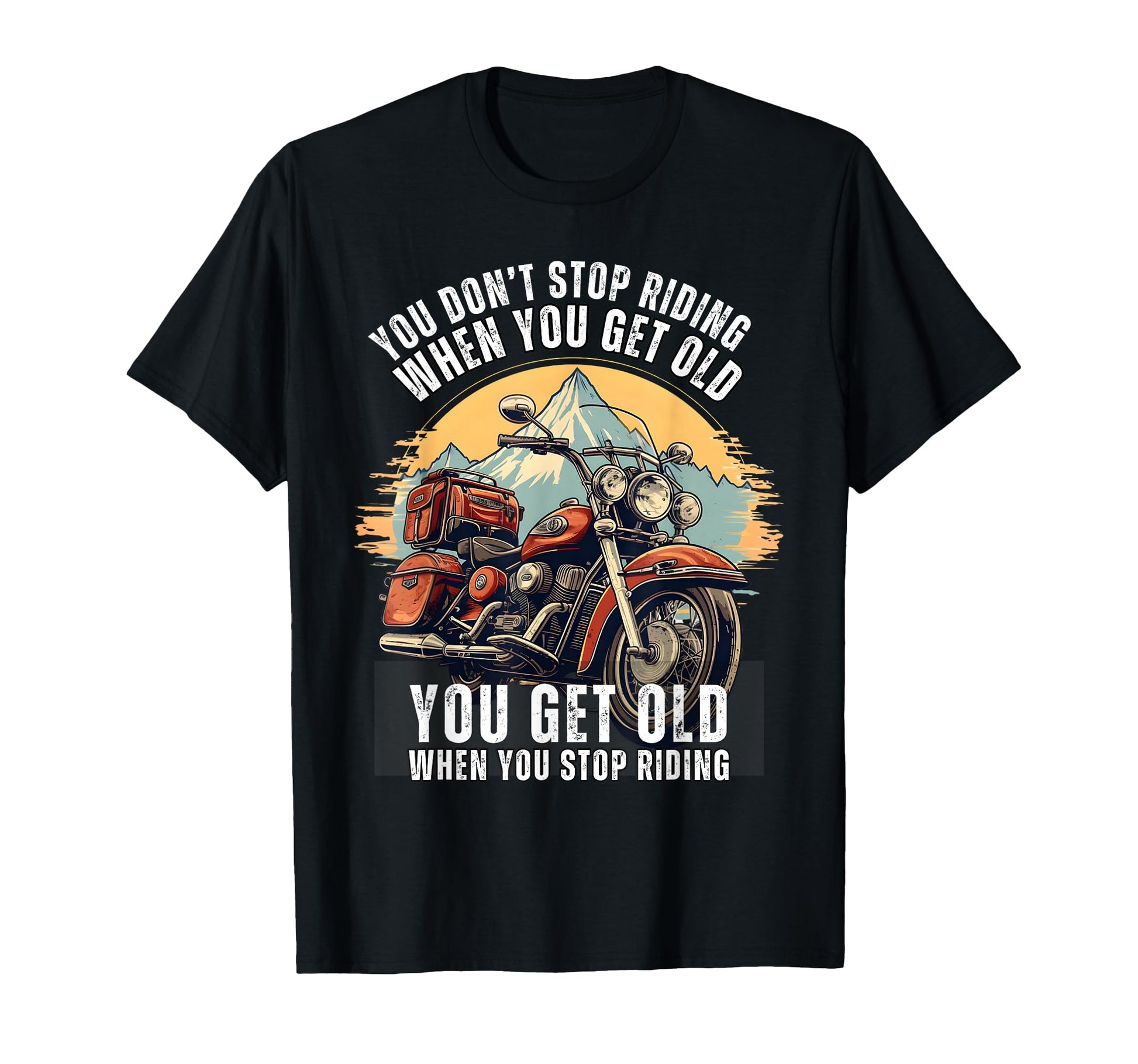 Bikers Nostalgia Embrace Motorcycle Era T-Shirt - Fun Novelty Design Unisex - T-Shirt, Sweatshirt, Hoodie