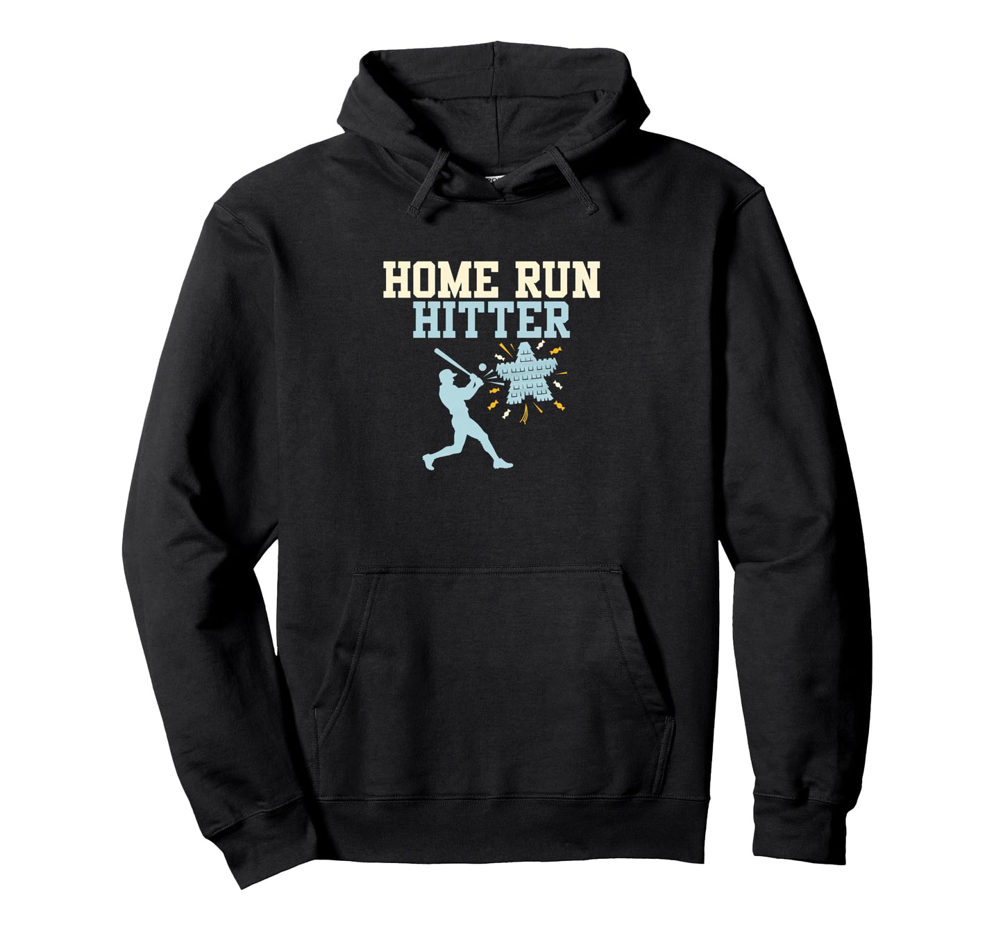Home Run Hitter Baseball Birthday Hoodie - Casual Everyday Wear Unisex - T-Shirt, Sweatshirt, Hoodie
