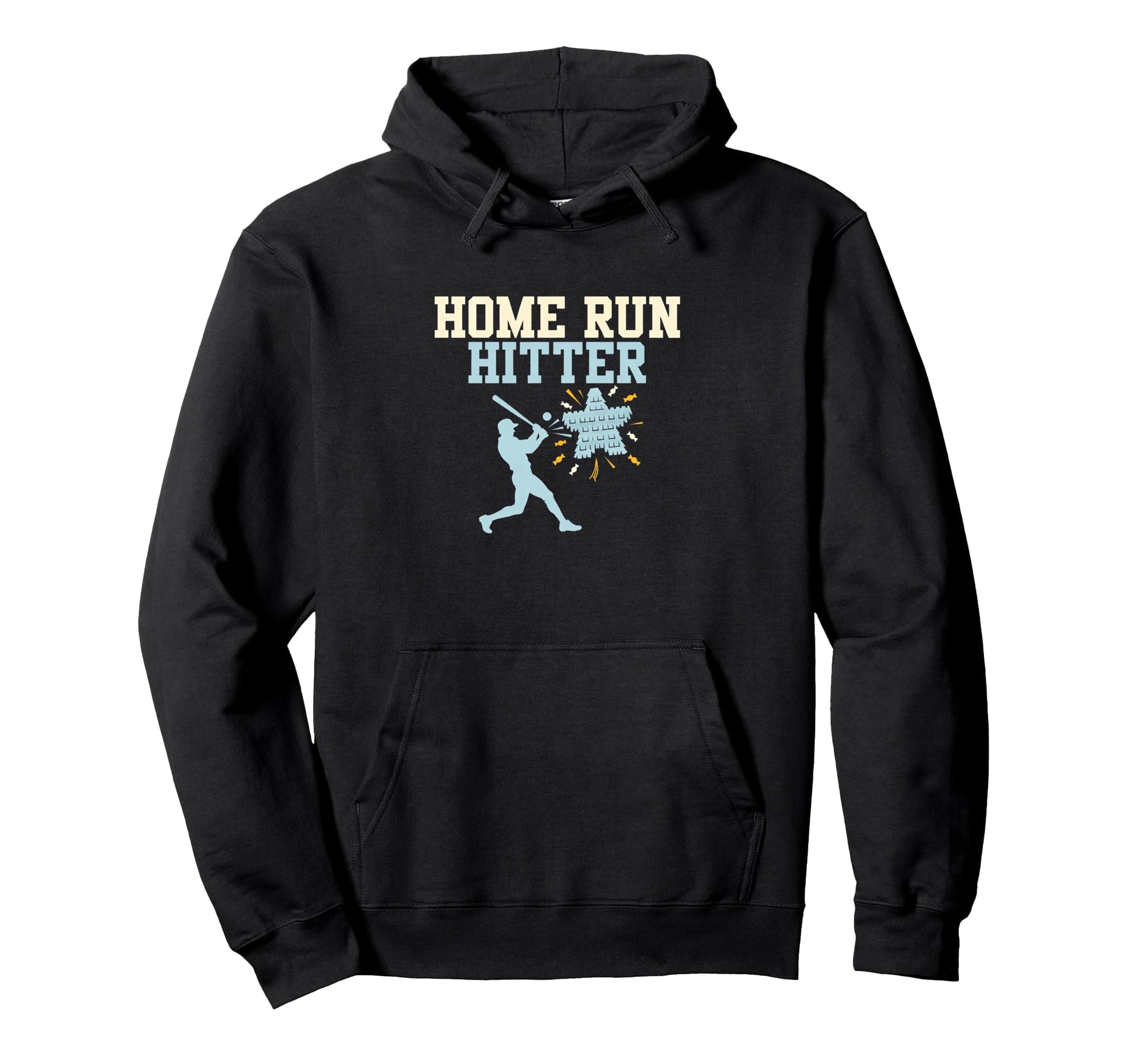Home Run Hitter Baseball Birthday Hoodie - Casual Everyday Wear Unisex - T-Shirt, Sweatshirt, Hoodie