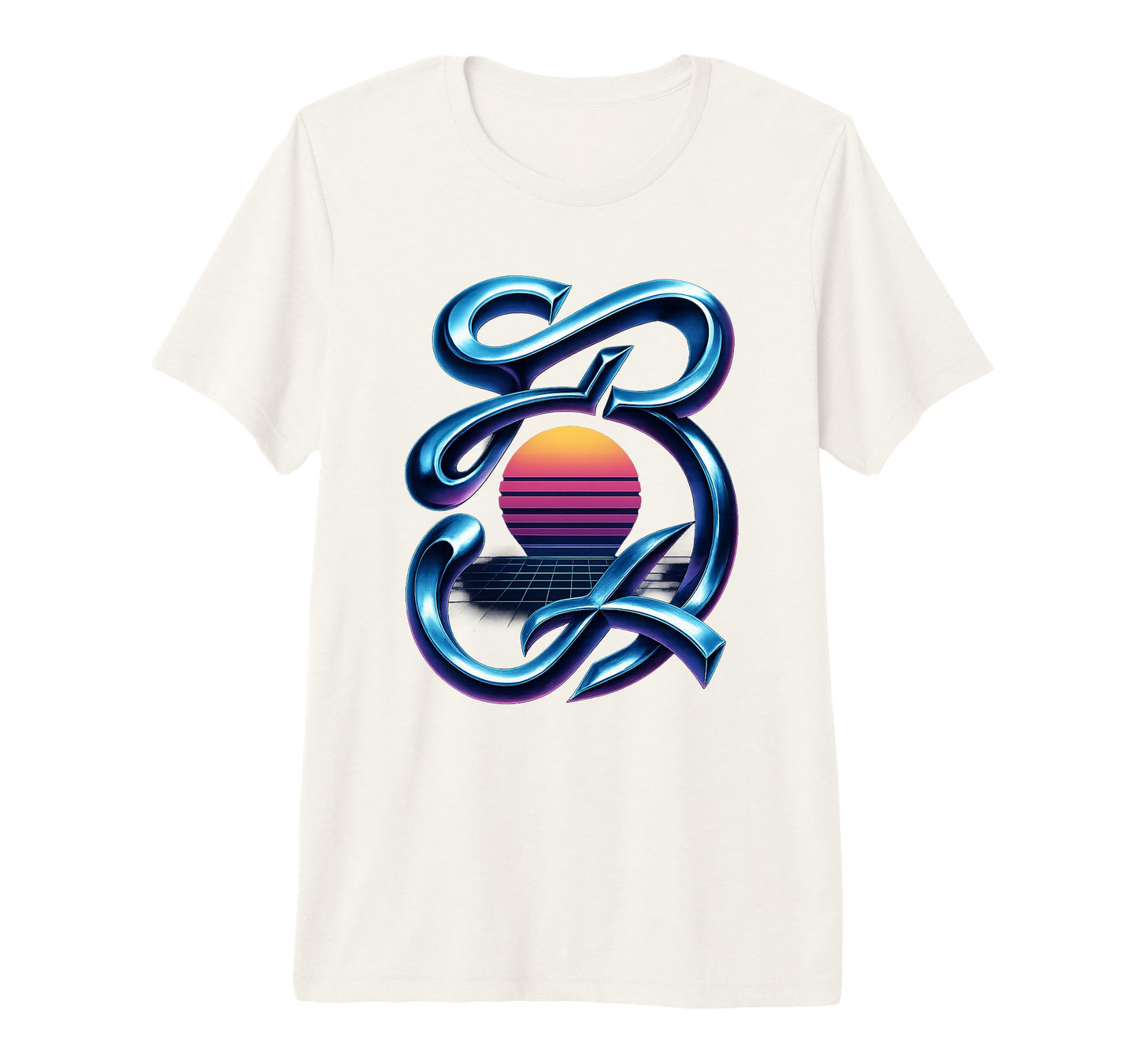 80S Synthwave Tri Blend T-Shirt - Casual Everyday Wear Men Women - T-Shirt, Sweatshirt, Hoodie