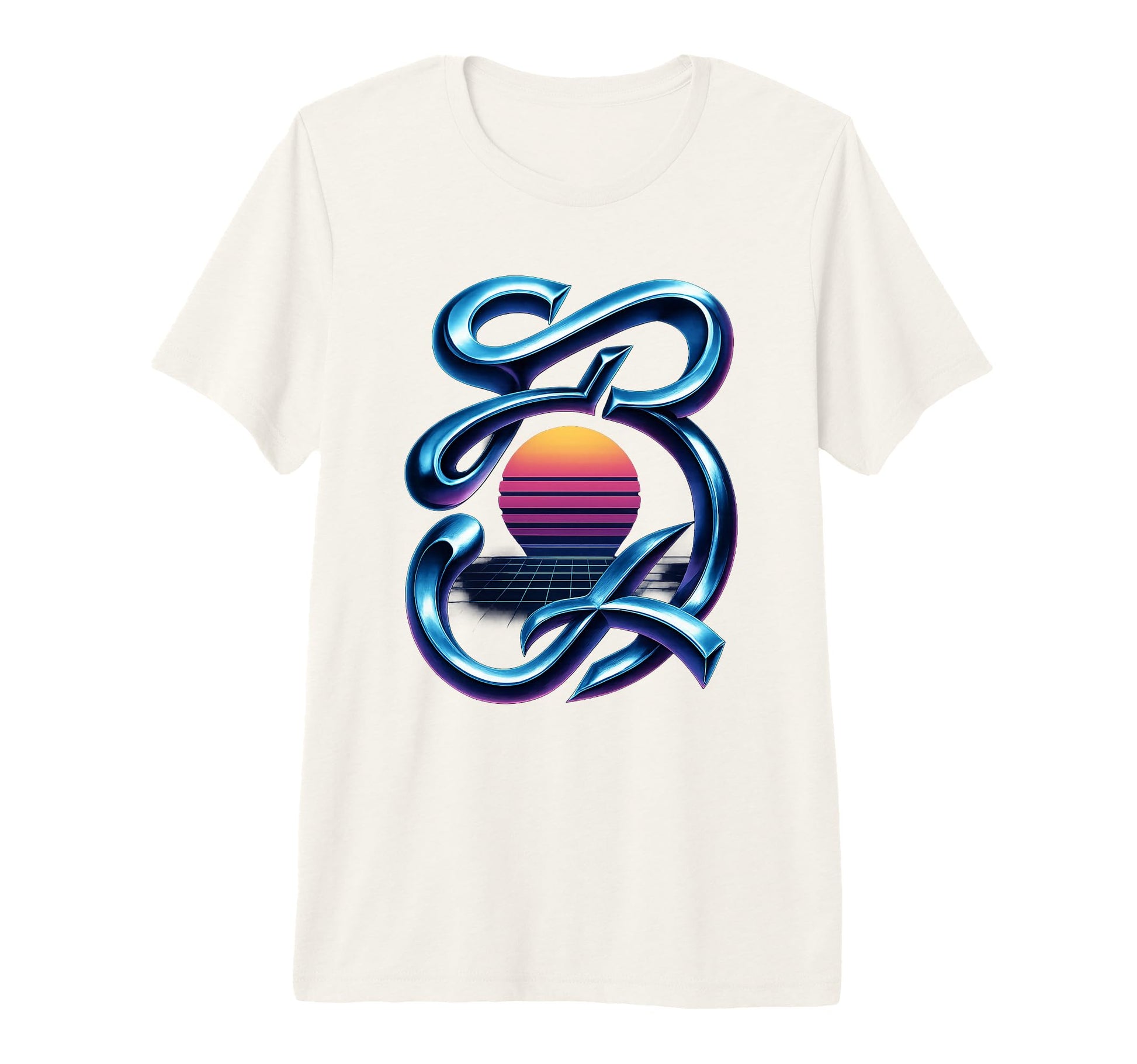 80S Synthwave Tri Blend T-Shirt - Casual Everyday Wear Men Women - T-Shirt, Sweatshirt, Hoodie