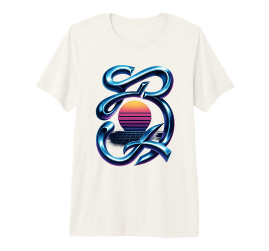 80S Synthwave Tri Blend T-Shirt - Casual Everyday Wear Men Women - T-Shirt, Sweatshirt, Hoodie