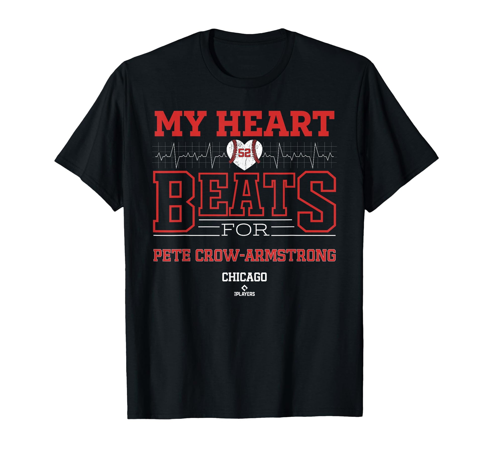 My Heart Beats Pete Crow Armstrong T-Shirt - Fun Novelty Design Men Women - T-Shirt, Sweatshirt, Hoodie