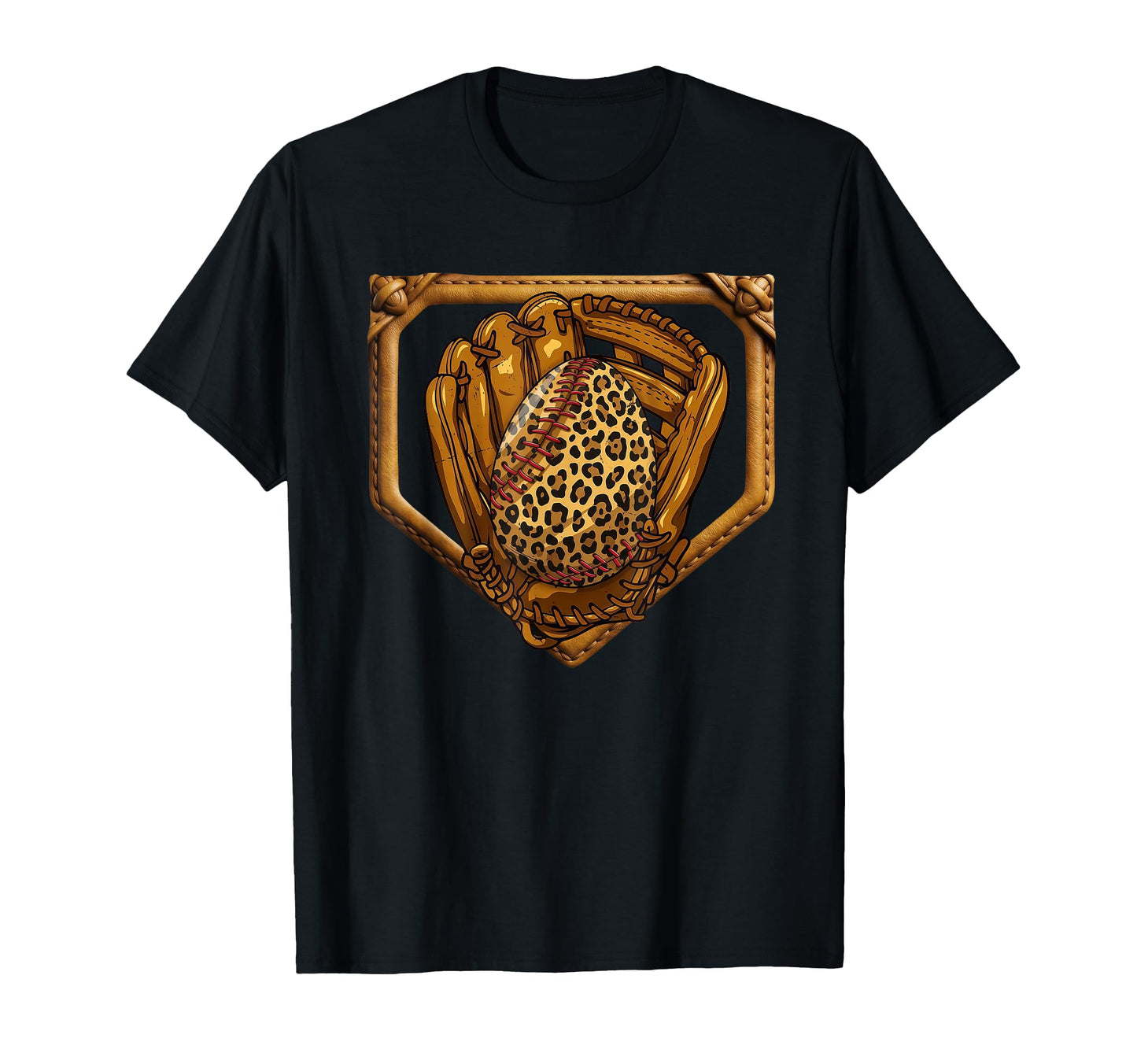 Baseball Leopard Easter Egg Funny T-Shirt - Novelty Apparel Unisex - T-Shirt, Sweatshirt, Hoodie
