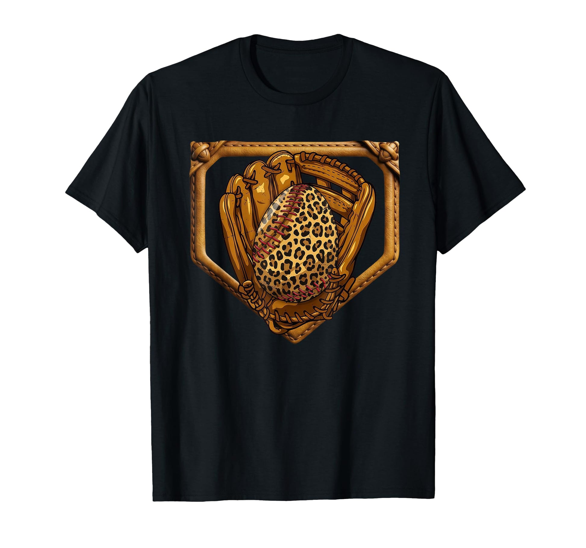 Baseball Leopard Easter Egg Funny T-Shirt - Novelty Apparel Unisex - T-Shirt, Sweatshirt, Hoodie