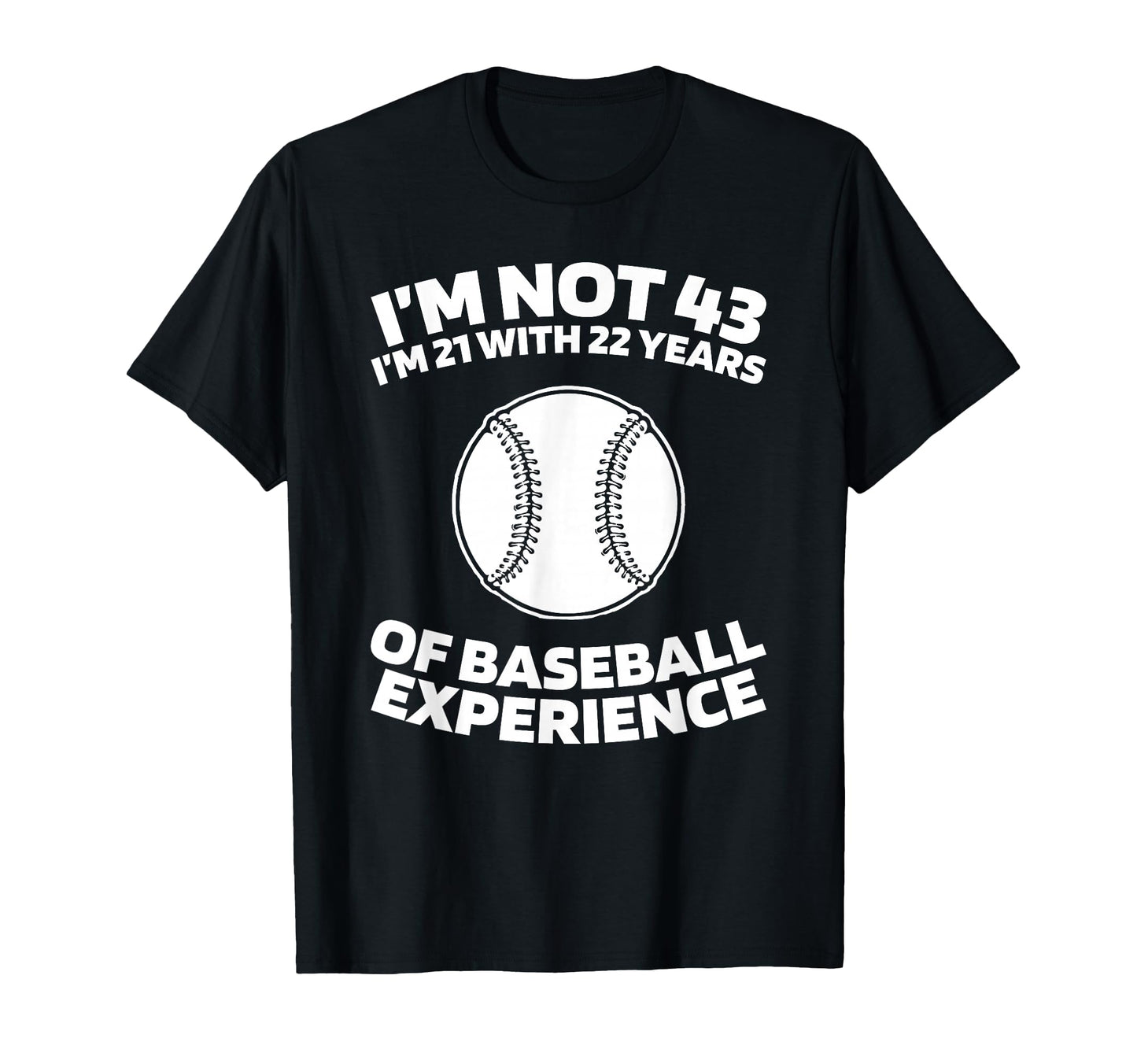 43 Years Old Team Player Baseball T-Shirt - Trendy Graphic Men Women - T-Shirt, Sweatshirt, Hoodie