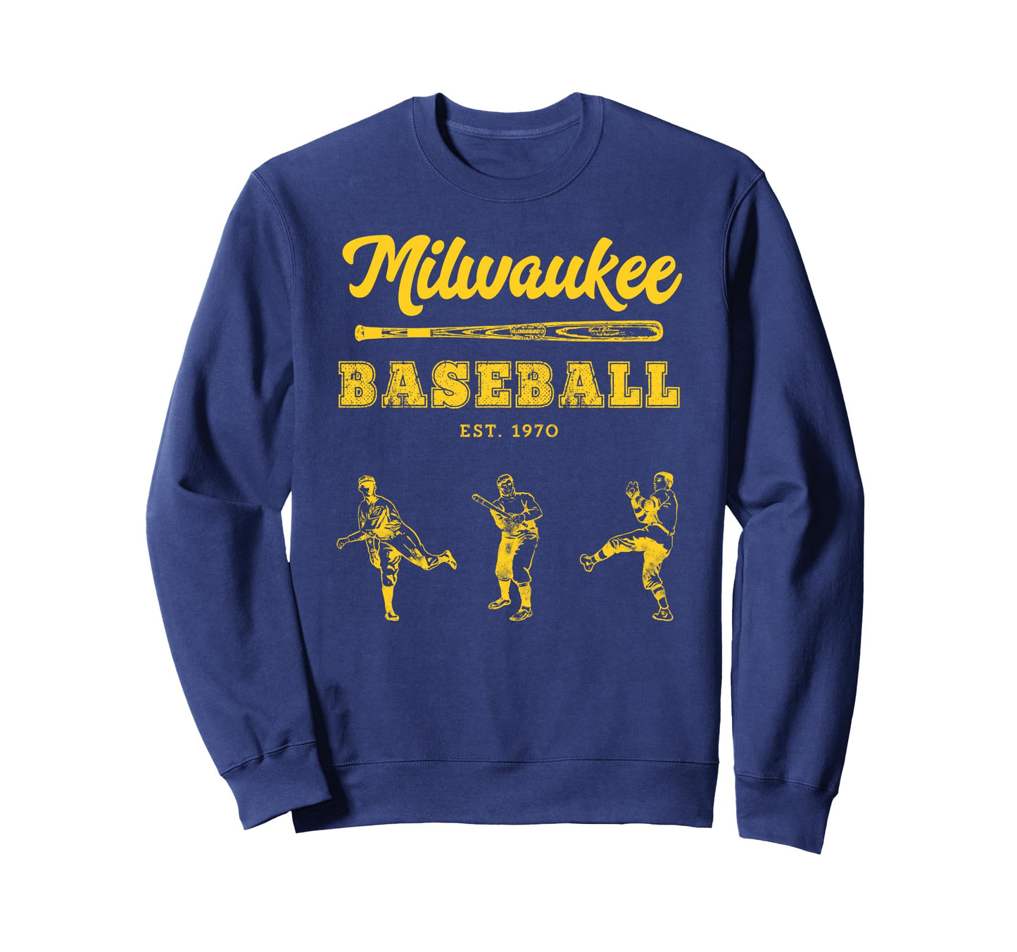 Milwaukee Baseball Fan Sweatshirt - Custom Art Print Unisex - T-Shirt, Sweatshirt, Hoodie