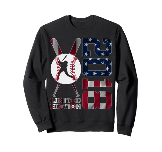 8Th Birthday Baseball 2018 Sweatshirt - Fun Novelty Design Men Women - T-Shirt, Sweatshirt, Hoodie