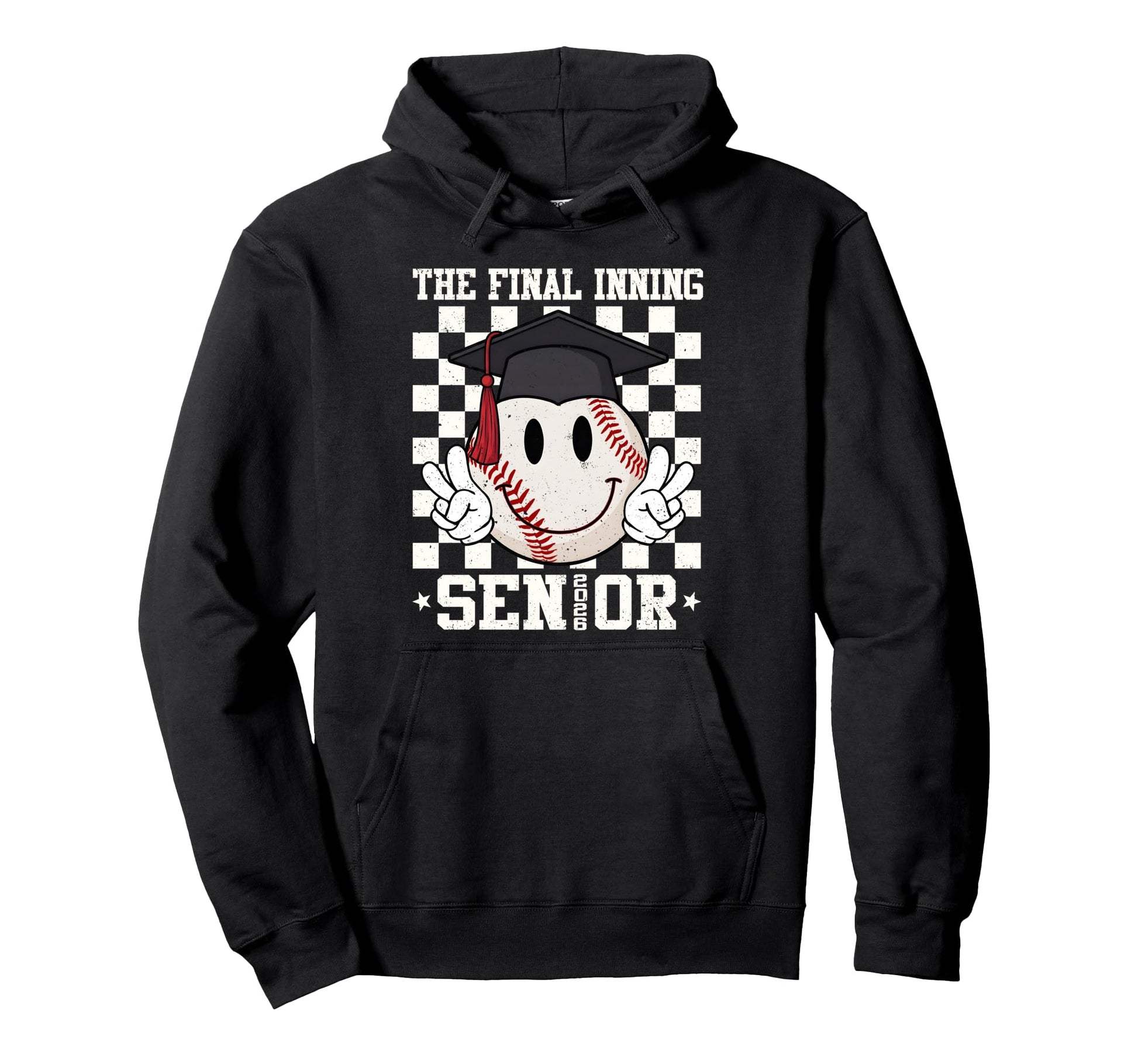 Final Inning Senior Baseball Class Hoodie - Fun Novelty Design for Adults - T-Shirt, Sweatshirt, Hoodie