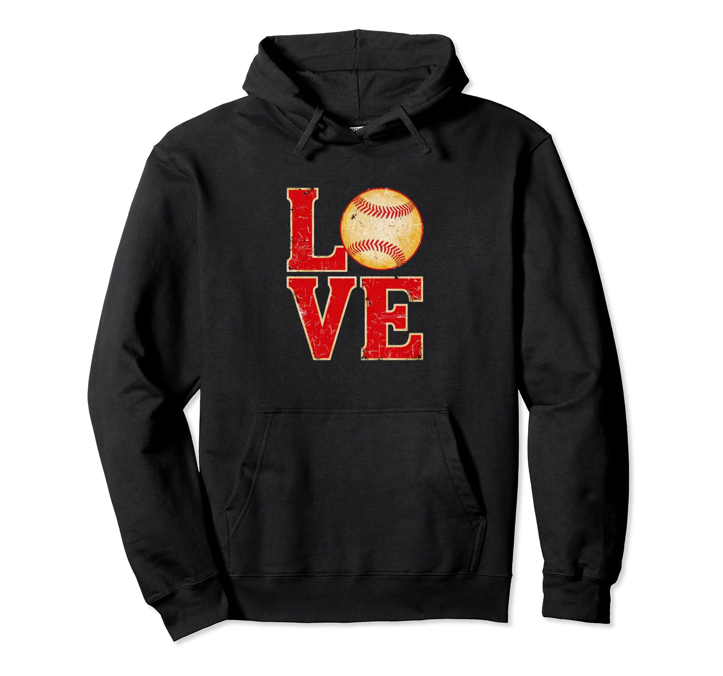 Love Baseball Distressed Eat Sleep Hoodie - Streetwear Style for Adults - T-Shirt, Sweatshirt, Hoodie