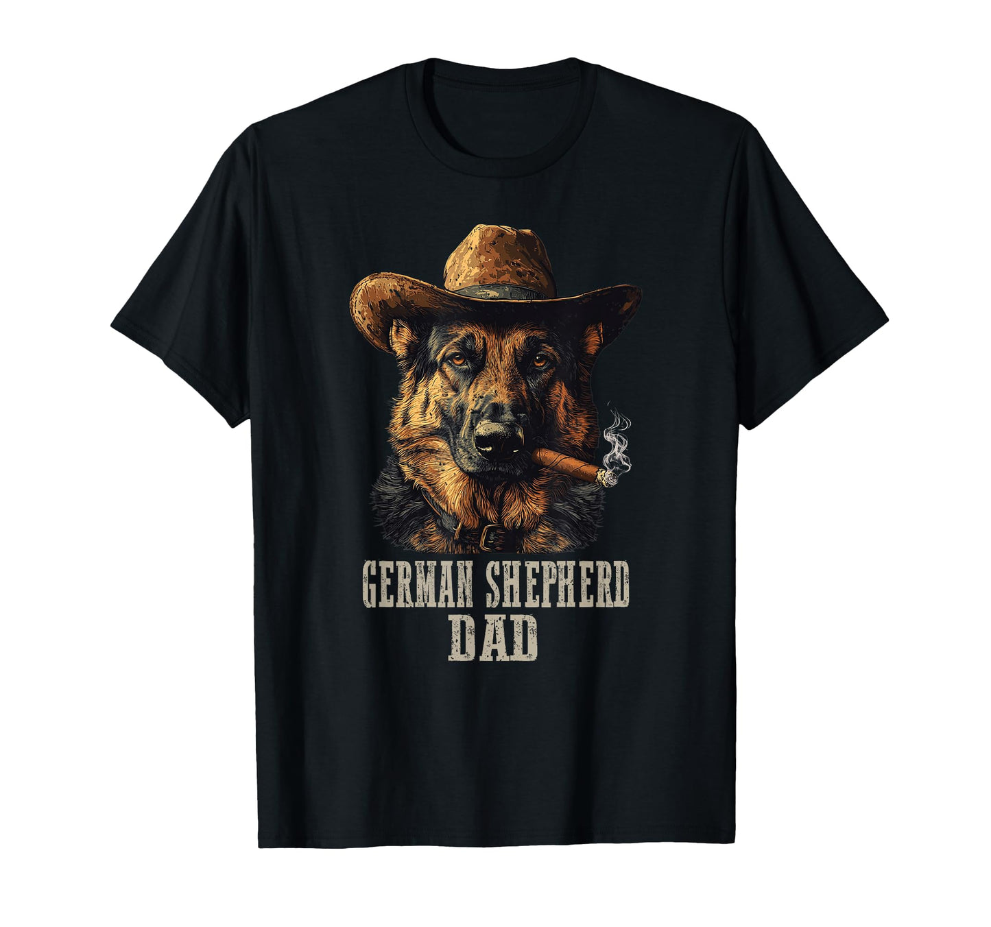 Mens German Shepherd Dog Best Dog Dad T-Shirt - Trendy Graphic Unisex - T-Shirt, Sweatshirt, Hoodie