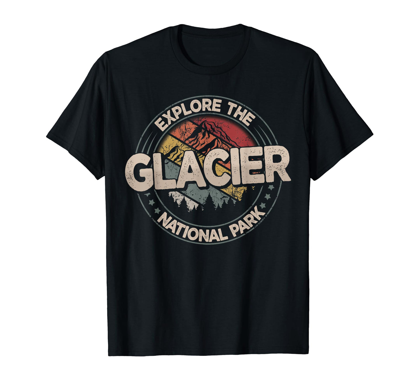 Glacier National Park Us Glacier T-Shirt - Unique Graphic Men Women - T-Shirt, Sweatshirt, Hoodie