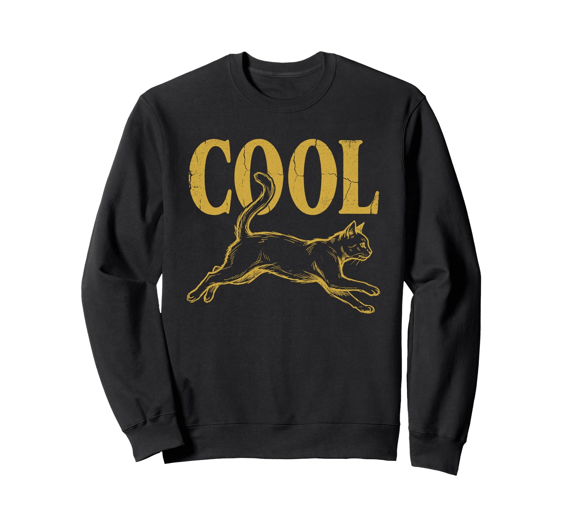 Funny Cat Visual Pun Feline Sweatshirt - Unique Graphic Men Women - T-Shirt, Sweatshirt, Hoodie