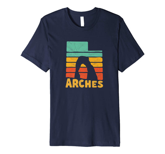 Arches National Park State Utah Shape T-Shirt - Graphic Print for Adults - T-Shirt, Sweatshirt, Hoodie
