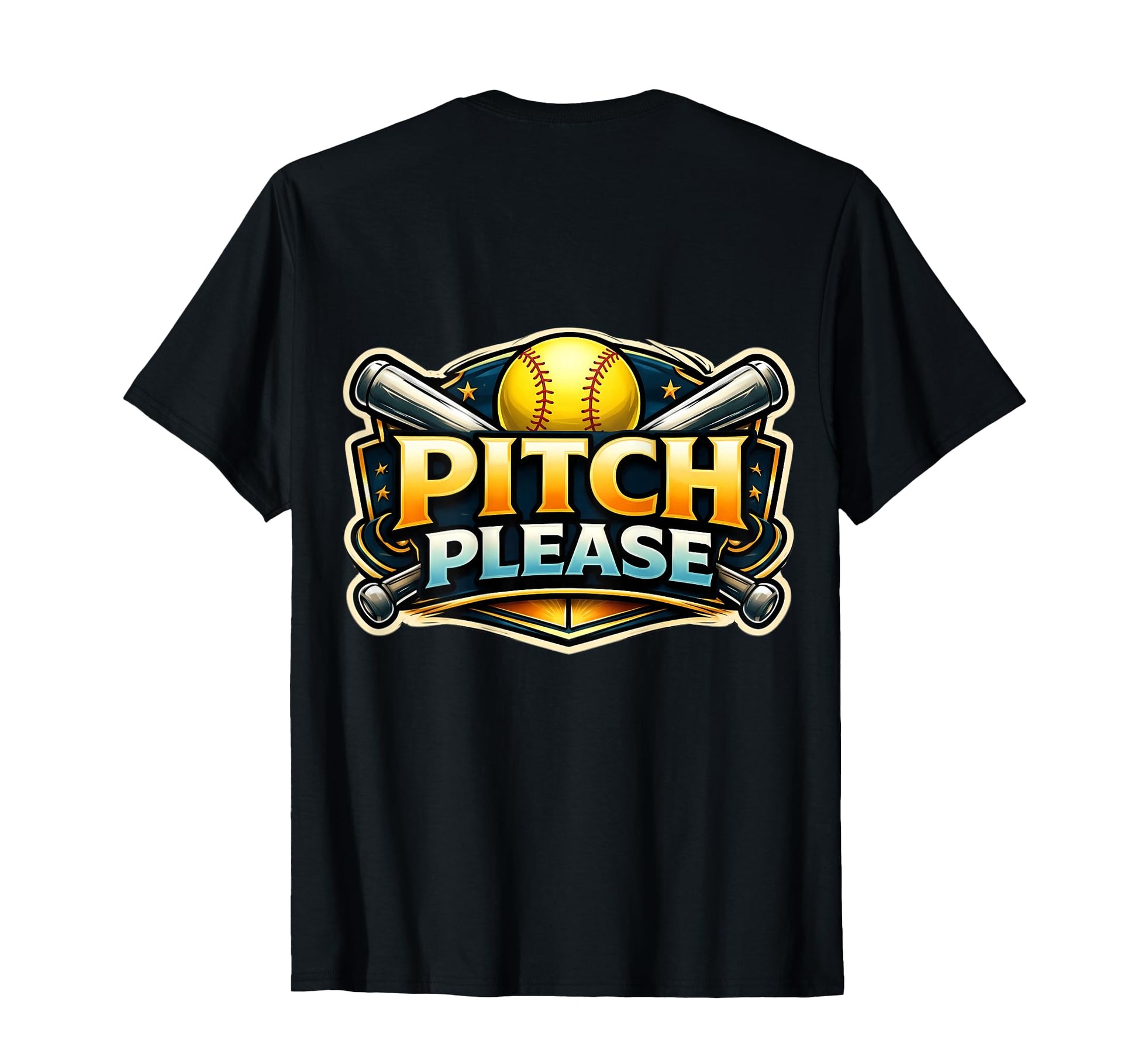 Pitch Please Funny Softball Player T-Shirt - Minimalist Print for Adults - T-Shirt, Sweatshirt, Hoodie