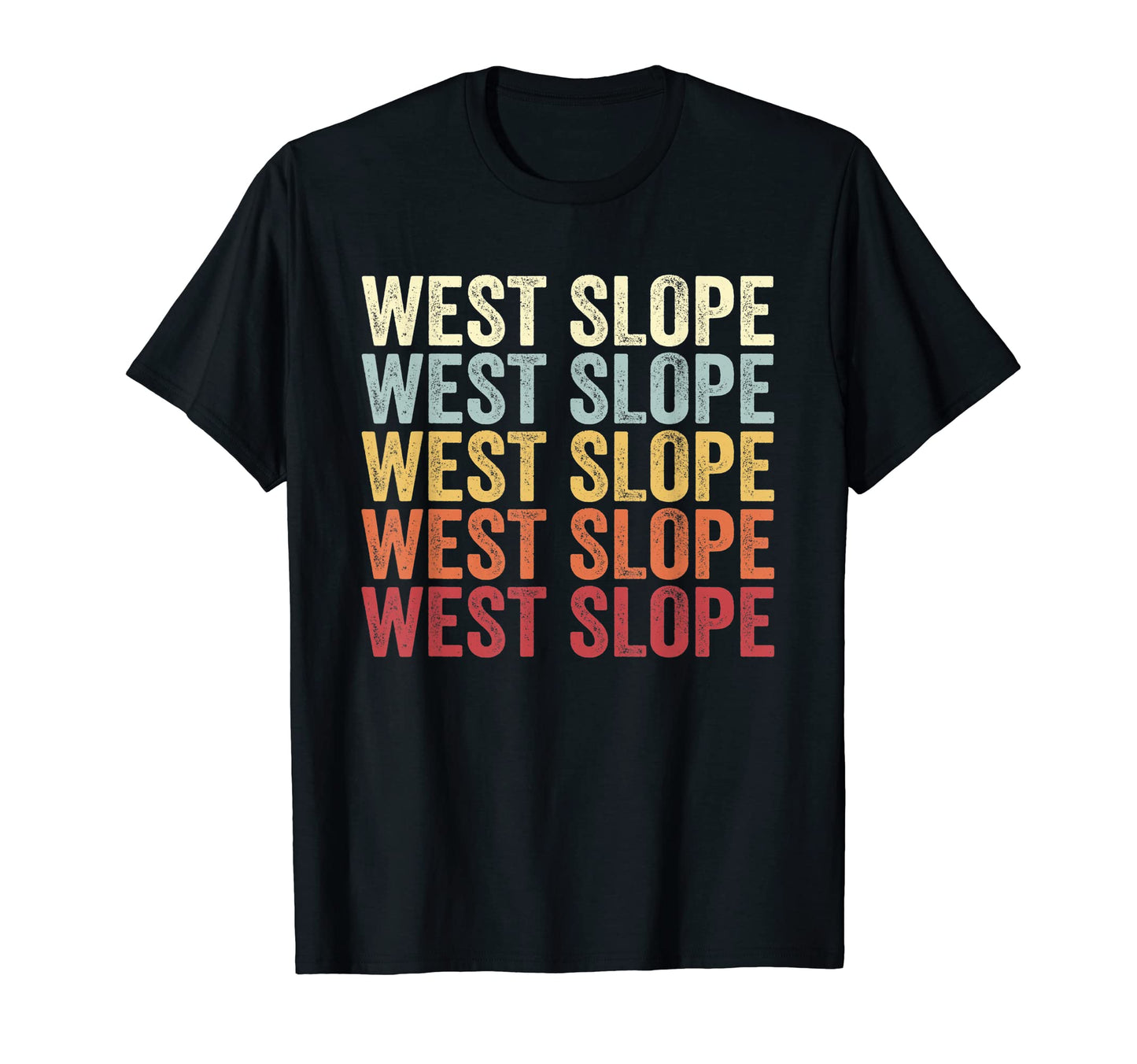 West Slope Oregon West Slope Or Text T-Shirt - Custom Art Print for Adults - T-Shirt, Sweatshirt, Hoodie