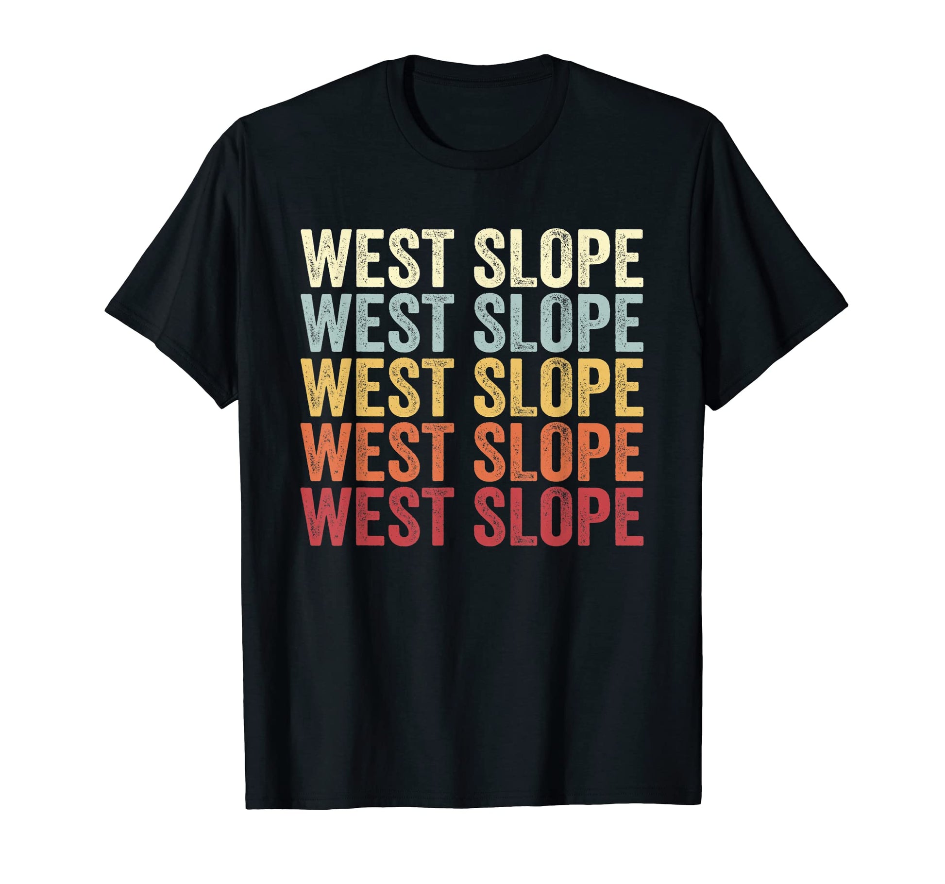 West Slope Oregon West Slope Or Text T-Shirt - Custom Art Print for Adults - T-Shirt, Sweatshirt, Hoodie