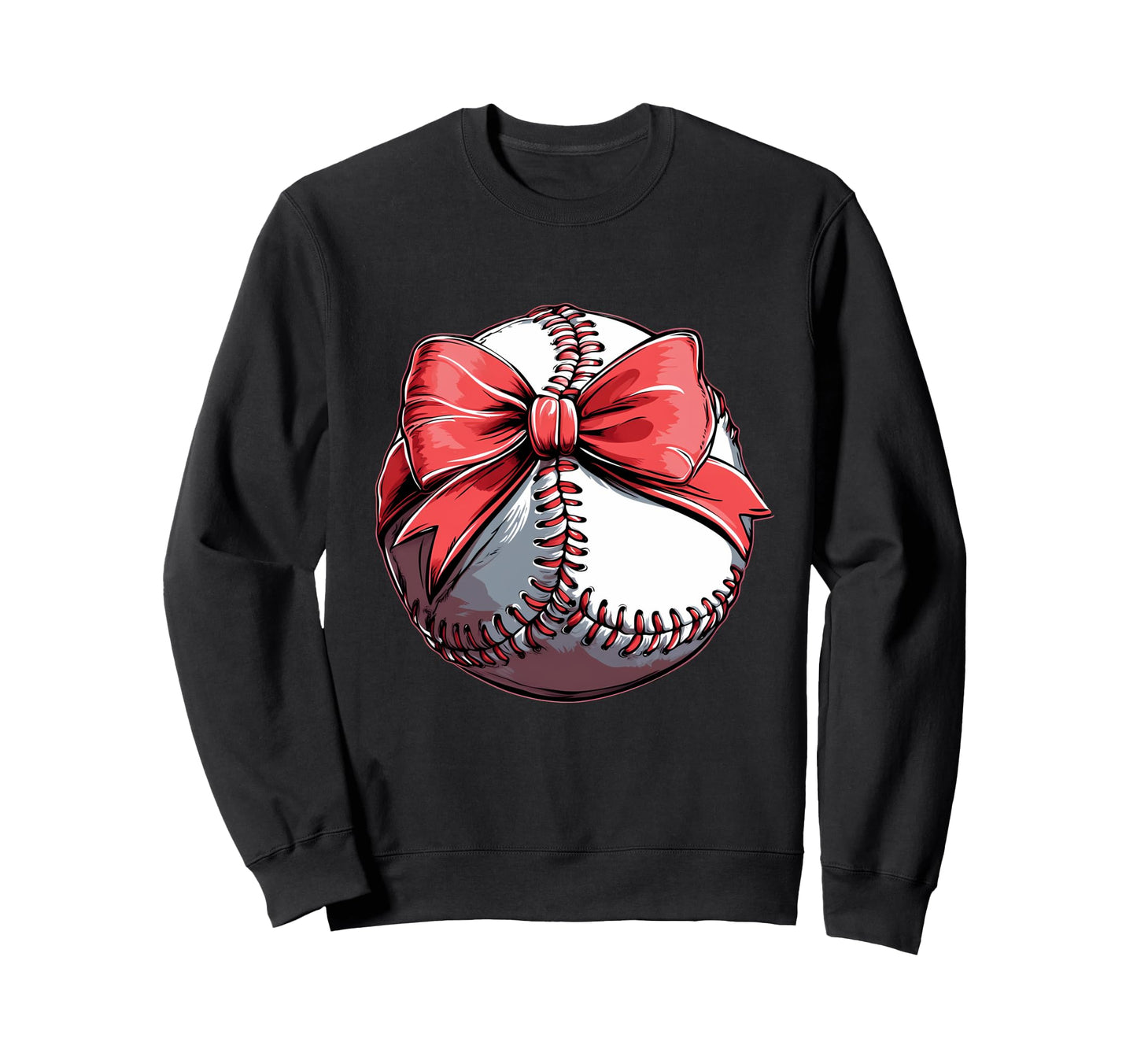 Baseball Coquette Bow Baseball Mom Sweatshirt - Streetwear Style Men Women - T-Shirt, Sweatshirt, Hoodie