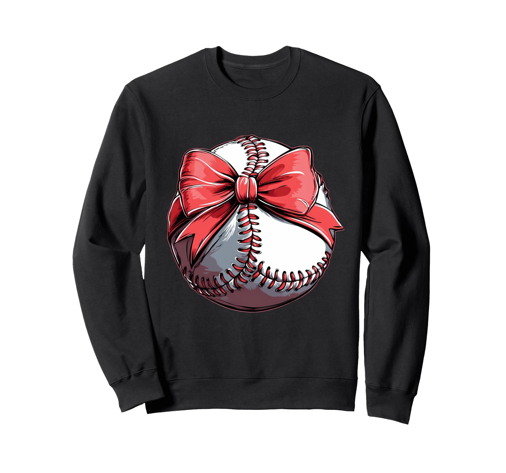 Baseball Coquette Bow Baseball Mom Sweatshirt - Streetwear Style Men Women - T-Shirt, Sweatshirt, Hoodie