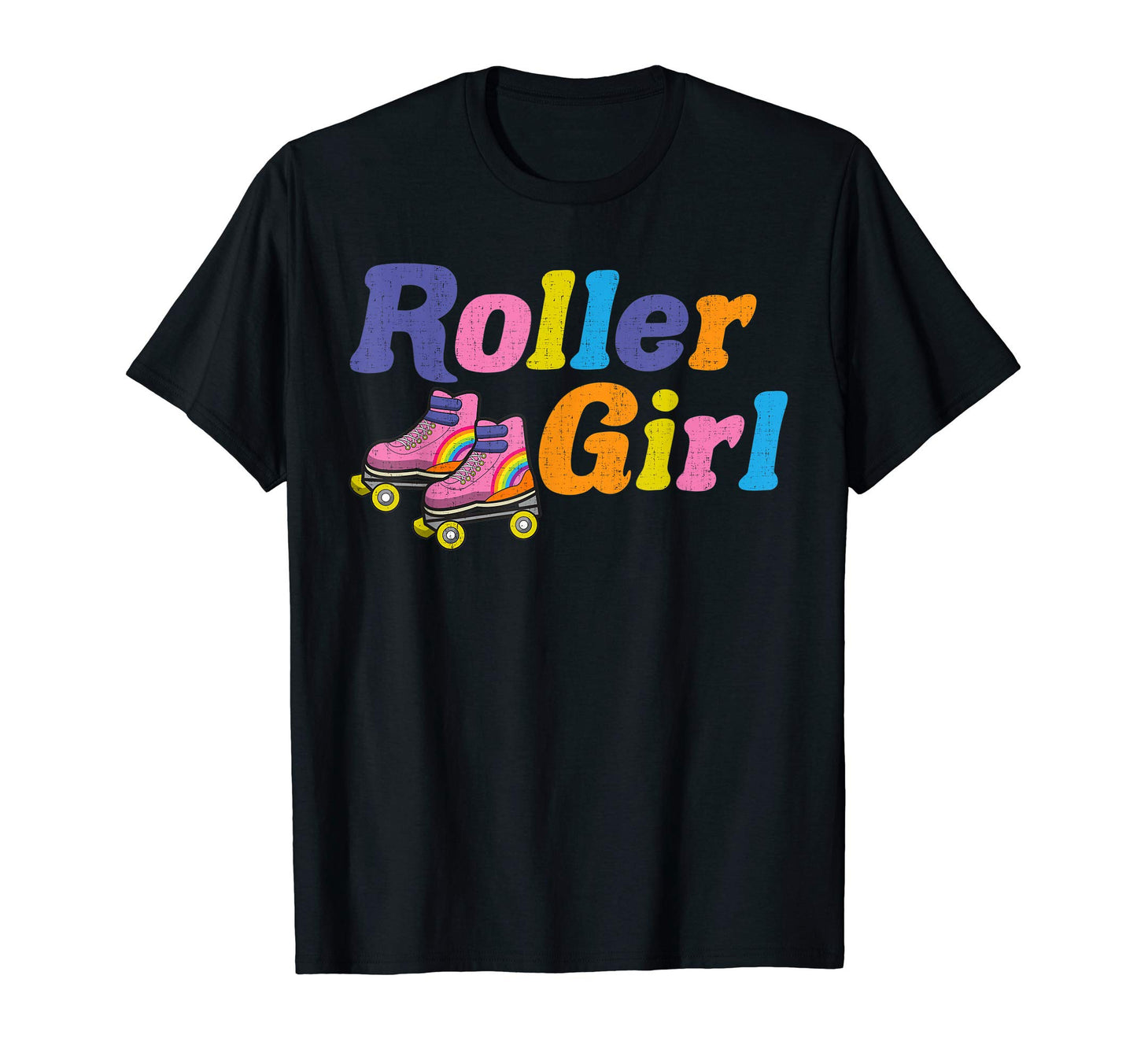 Roller Skating 70S 80S Skate Gift T-Shirt - Novelty Apparel Unisex - T-Shirt, Sweatshirt, Hoodie