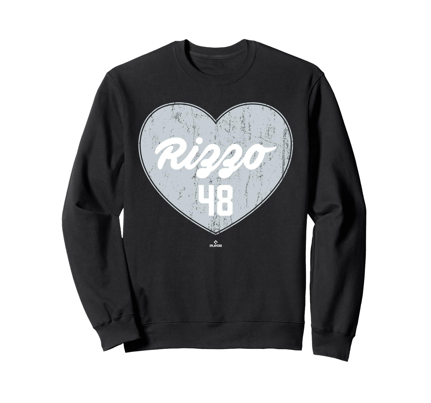 Distressed Heart Anthony Rizzo New Sweatshirt - Trendy Graphic for Adults - T-Shirt, Sweatshirt, Hoodie