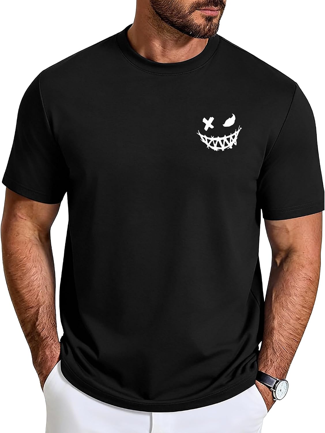 Mens Graphic Minimal Chest Print Regular Fit Casual - Adult & Kids T-Shirts, Sweatshirts & Hoodies apparel design preview 1
