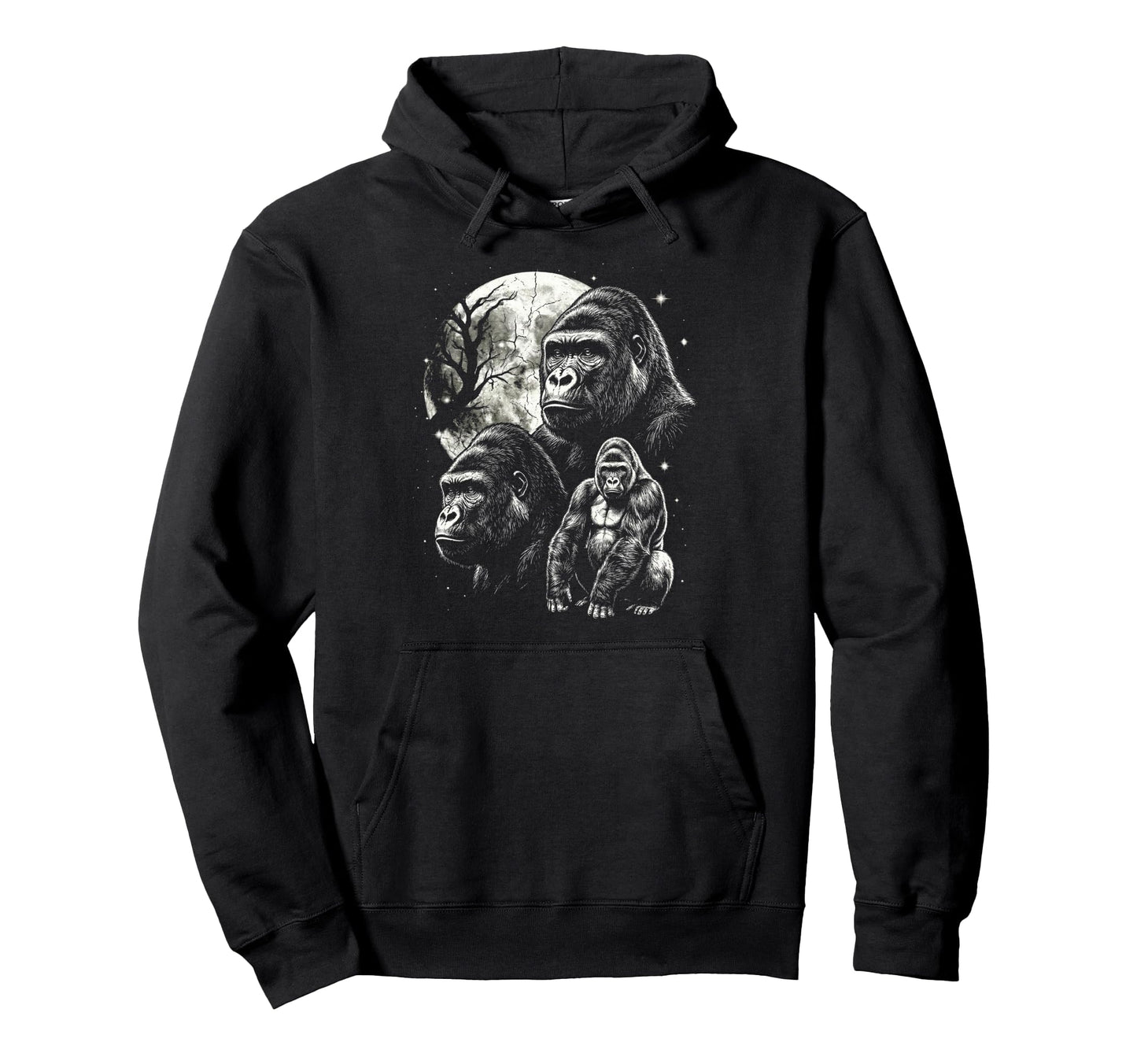 Gorilla Monkey 90S Aesthetic Y2K Gorilla Hoodie - Novelty Apparel Men Women - T-Shirt, Sweatshirt, Hoodie