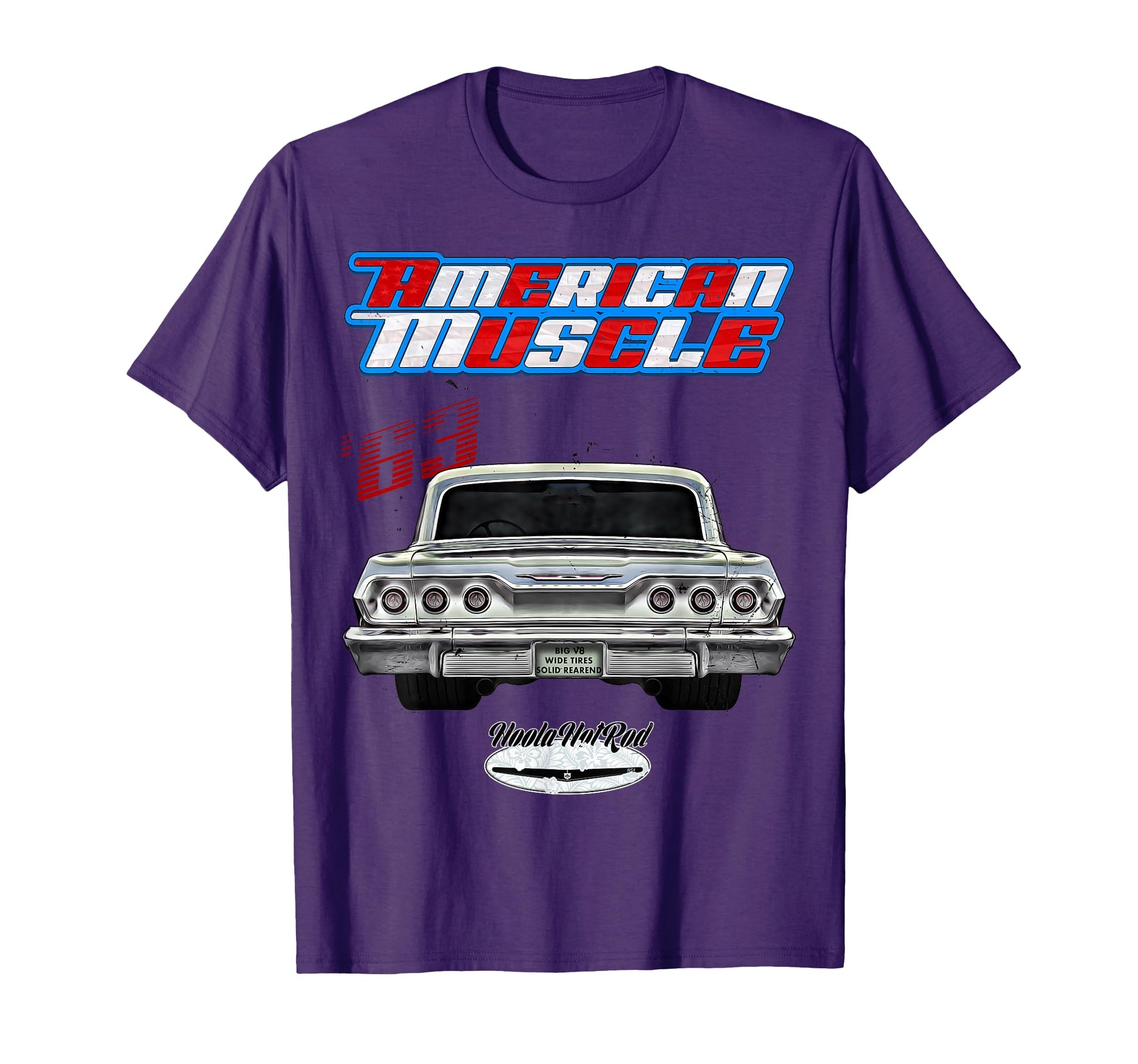 1963 63 Hotrod Impala Biscayne Del Ray T-Shirt - Trendy Graphic Men Women - T-Shirt, Sweatshirt, Hoodie