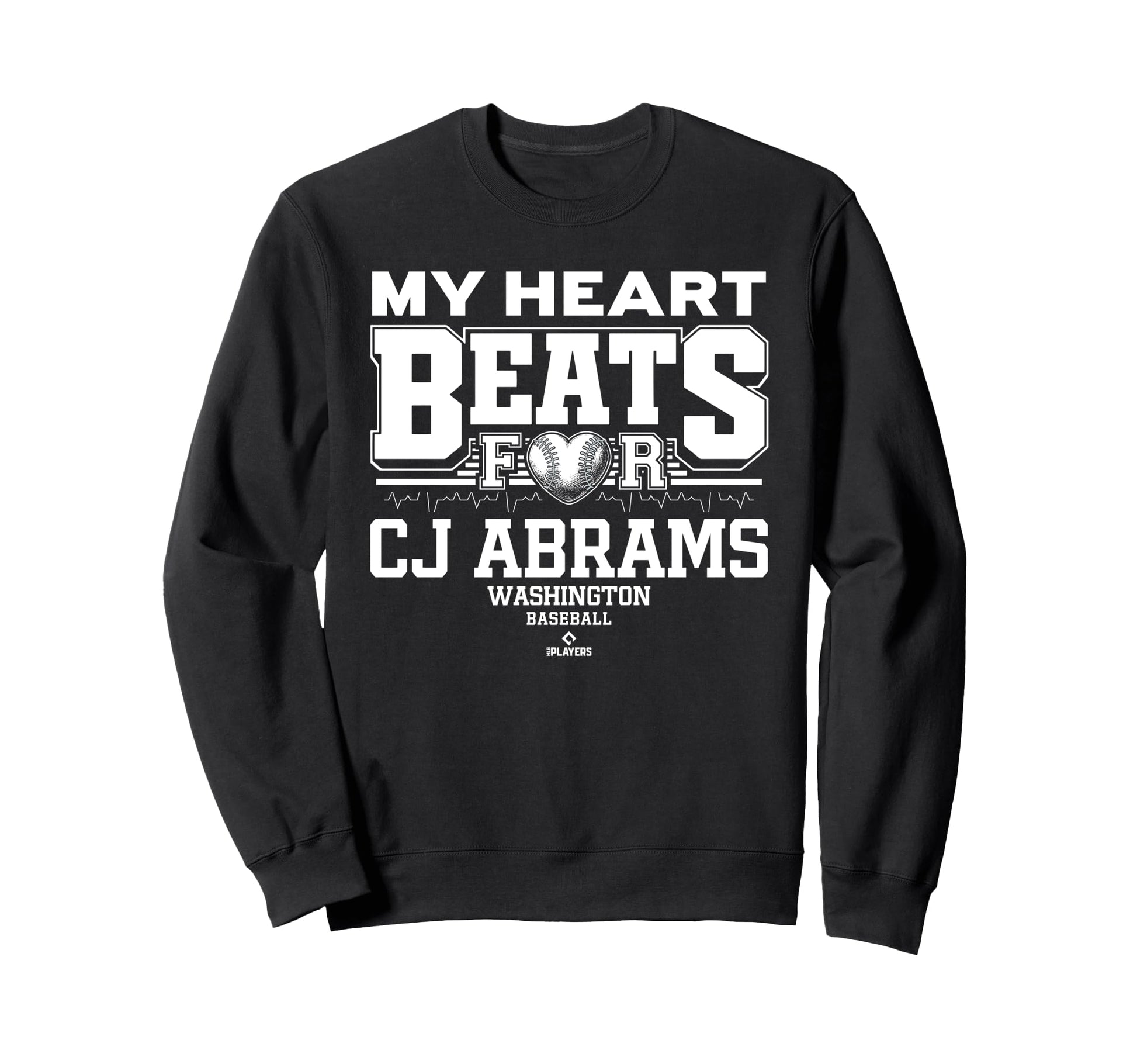 My Heart Beats Cj Abrams Washington Sweatshirt - Graphic Print Men Women - T-Shirt, Sweatshirt, Hoodie
