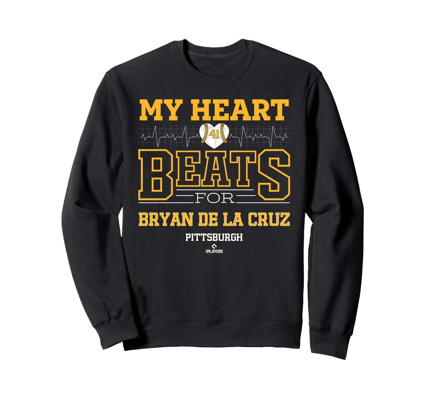 My Heart Beats Bryan De La Cruz Sweatshirt - Minimalist Print for Adults - T-Shirt, Sweatshirt, Hoodie