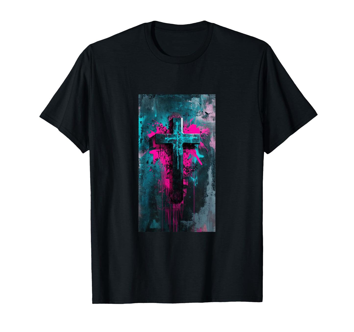 Gothic Cross Grunge Aesthetic Y2K Goth T-Shirt - Fun Novelty Design Unisex - T-Shirt, Sweatshirt, Hoodie