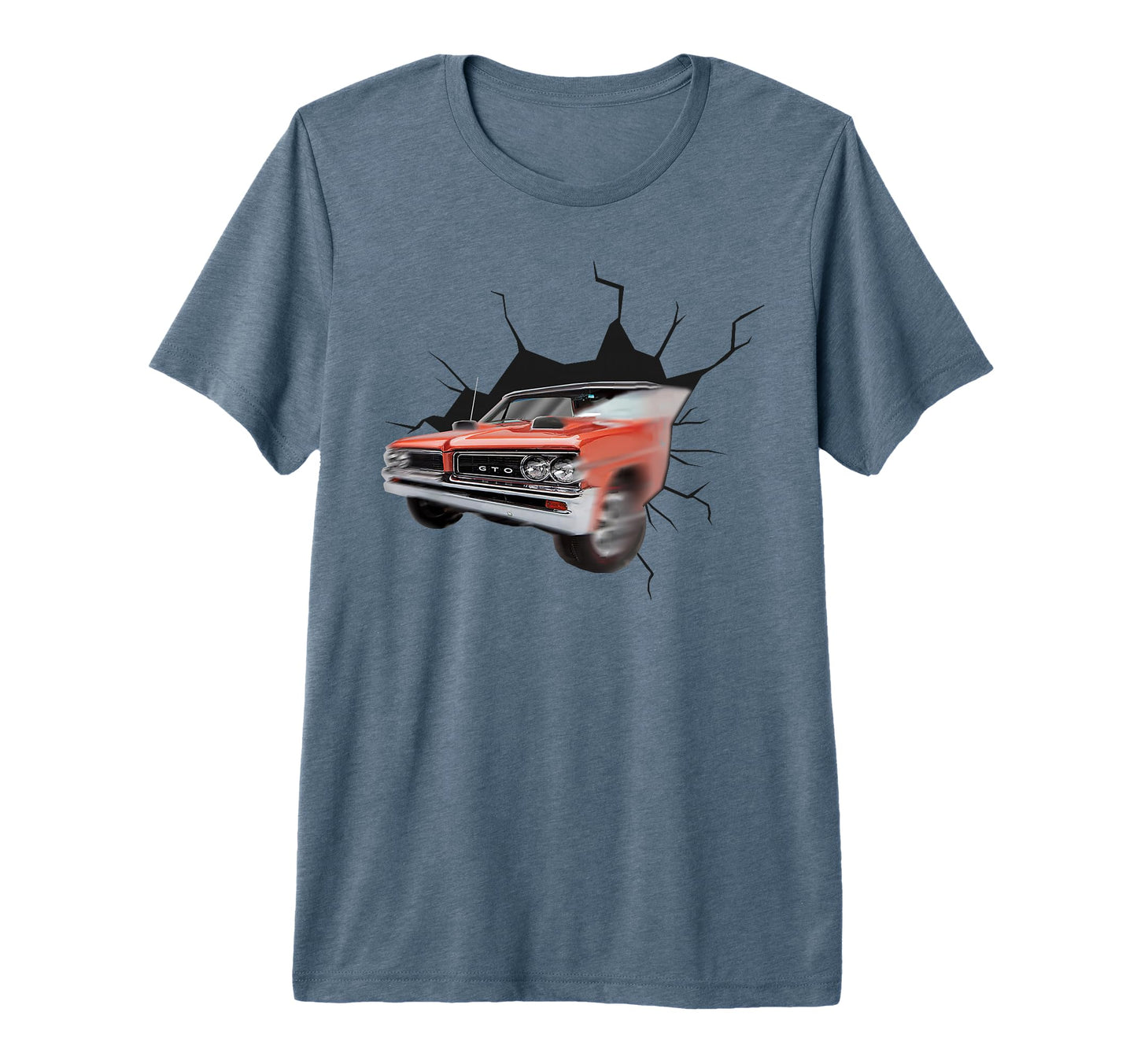 Red 1964 Gto American Muscle Car Car T-Shirt - Unique Graphic for Adults - T-Shirt, Sweatshirt, Hoodie