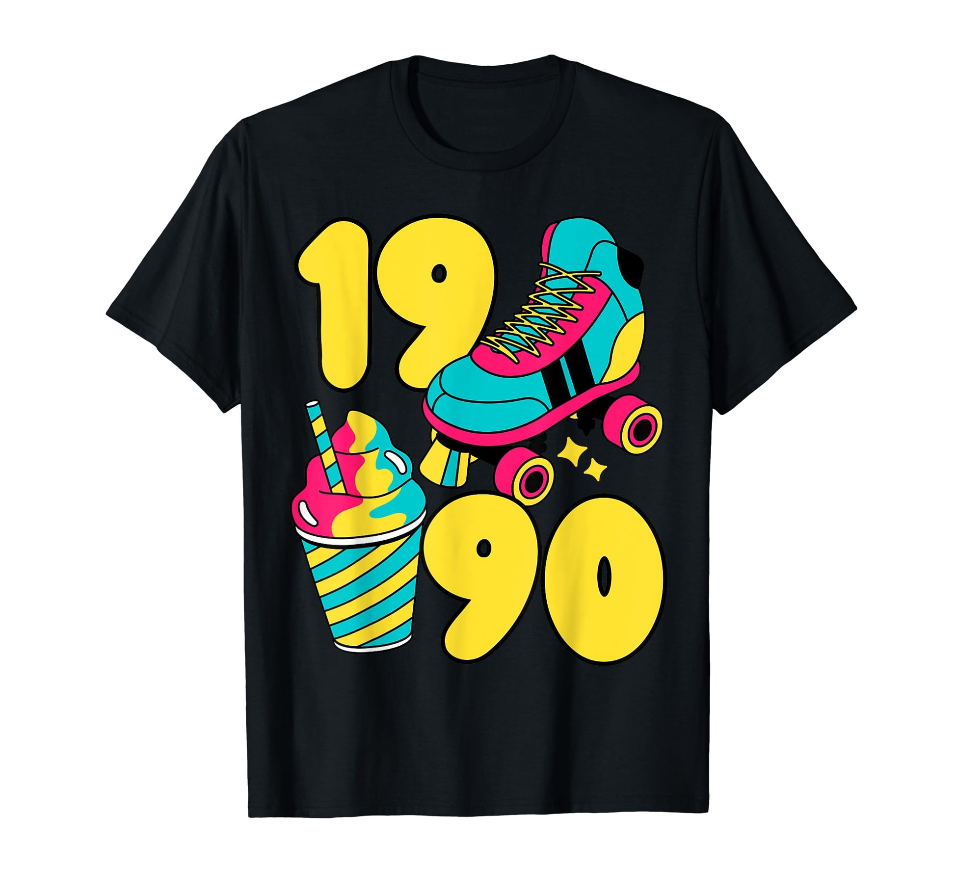 1990 Roller Skates Sweet Treats Summer T-Shirt - Aesthetic Graphic Unisex - T-Shirt, Sweatshirt, Hoodie