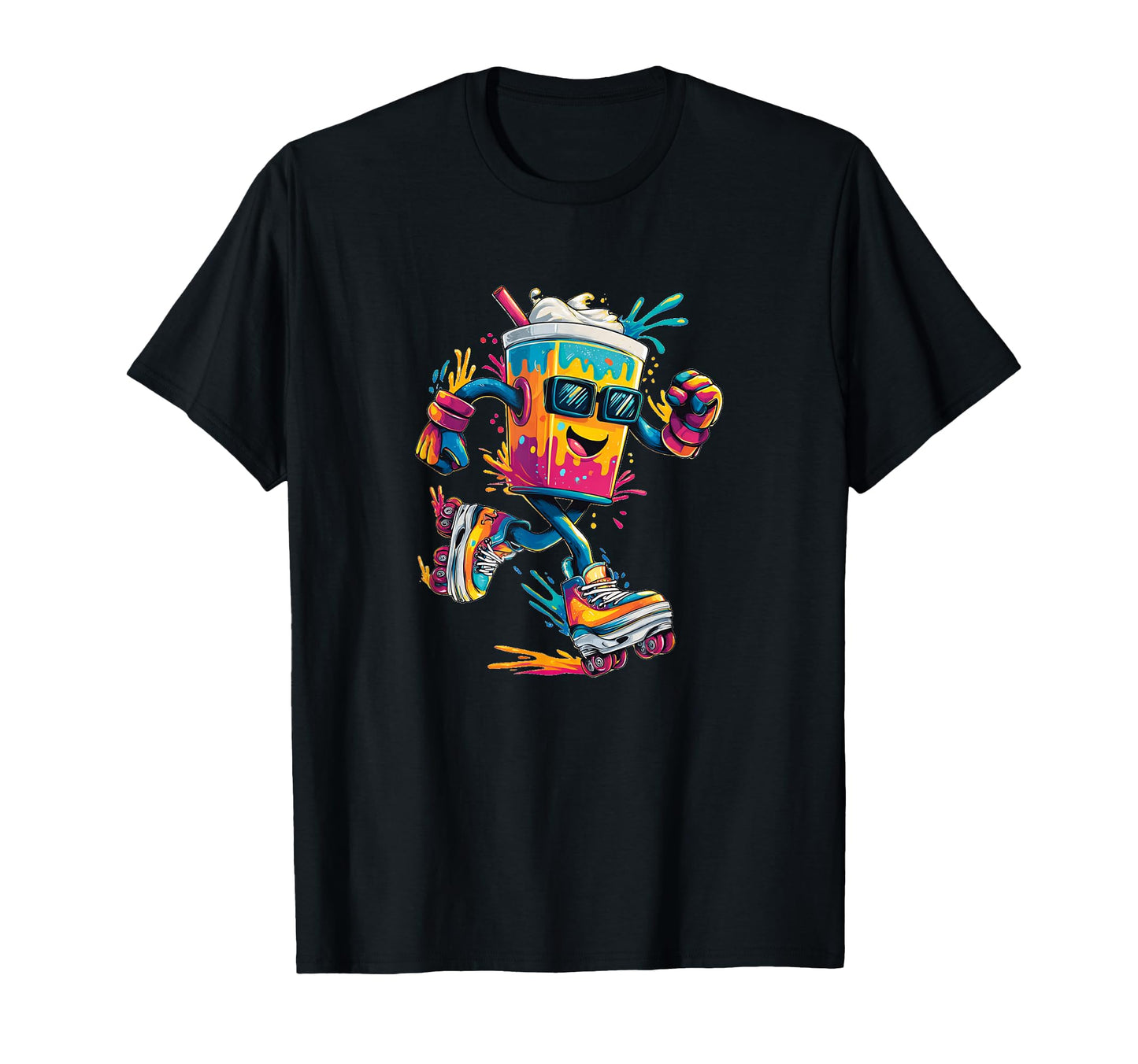 Colorful Milkshake Sunglasses And T-Shirt - Fun Novelty Design Unisex - T-Shirt, Sweatshirt, Hoodie