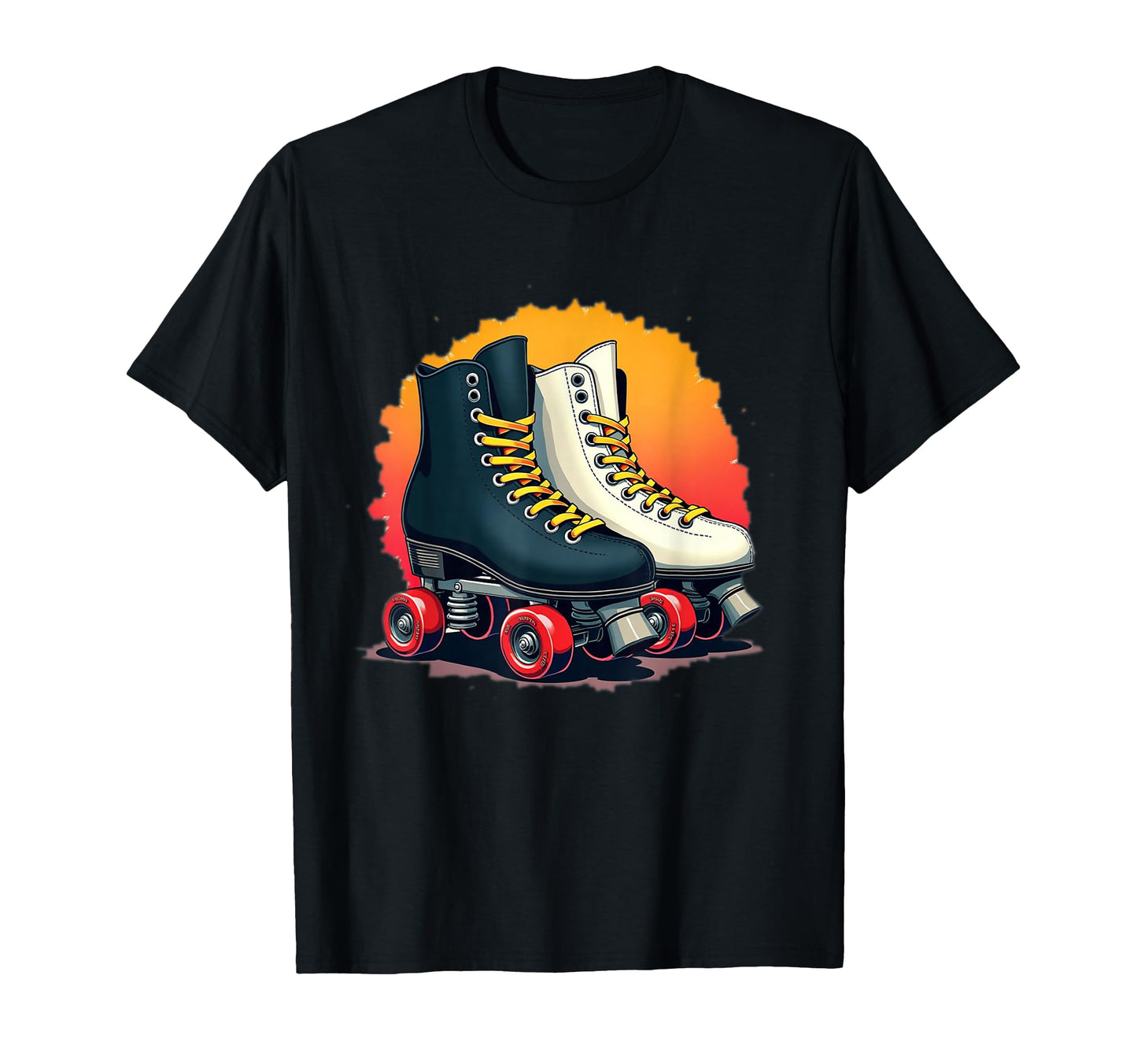 Roller Skates Old School 70S T-Shirt - Casual Everyday Wear Men Women - T-Shirt, Sweatshirt, Hoodie