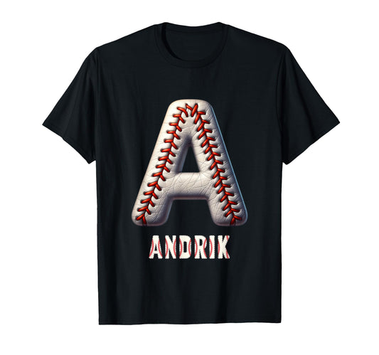 Baseball Home Run Arne Initial Letter T-Shirt - Streetwear Style Men Women - T-Shirt, Sweatshirt, Hoodie