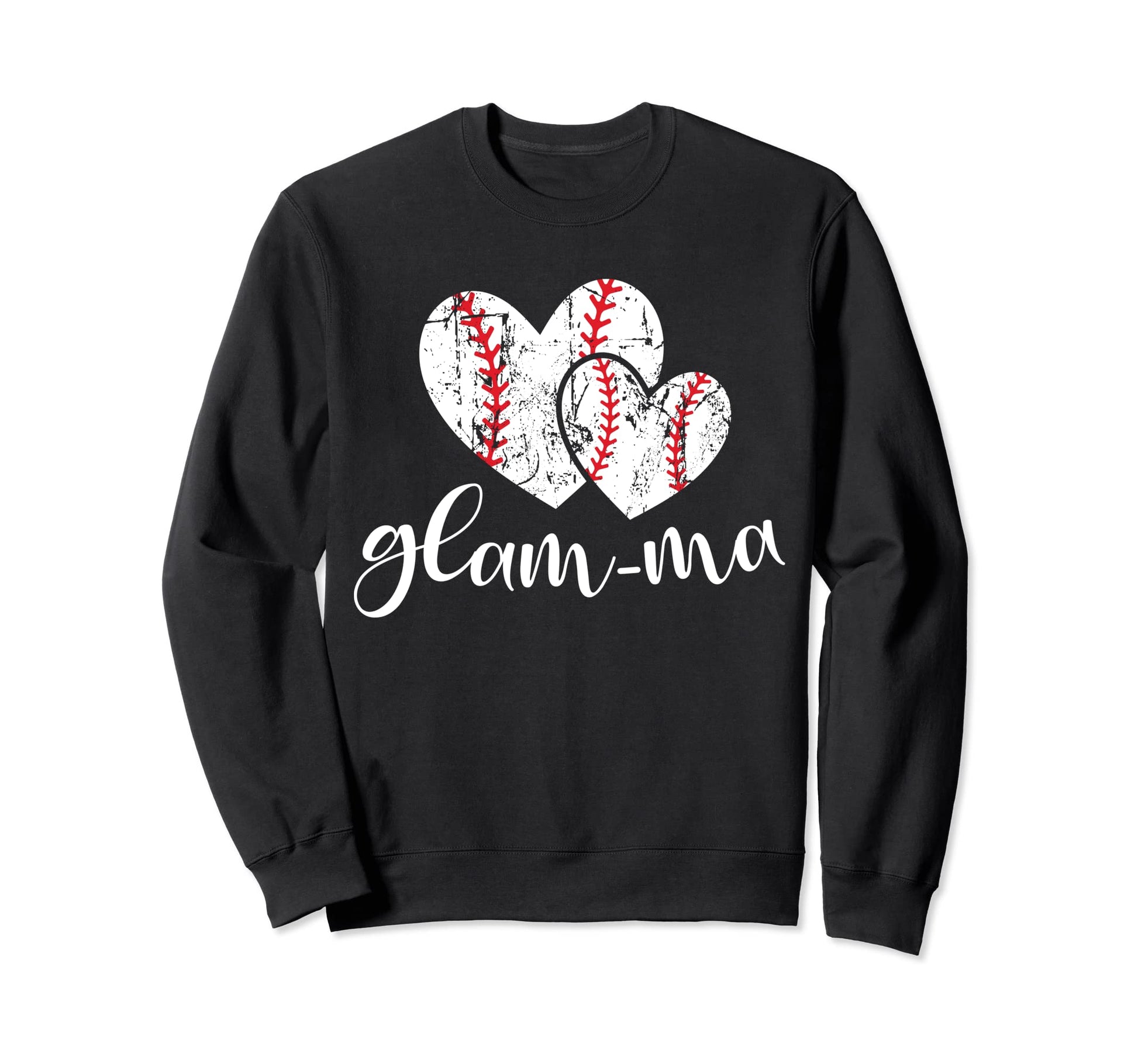 Baseball Glam Ma Heart Ball Funny Sweatshirt - Custom Art Print Men Women - T-Shirt, Sweatshirt, Hoodie