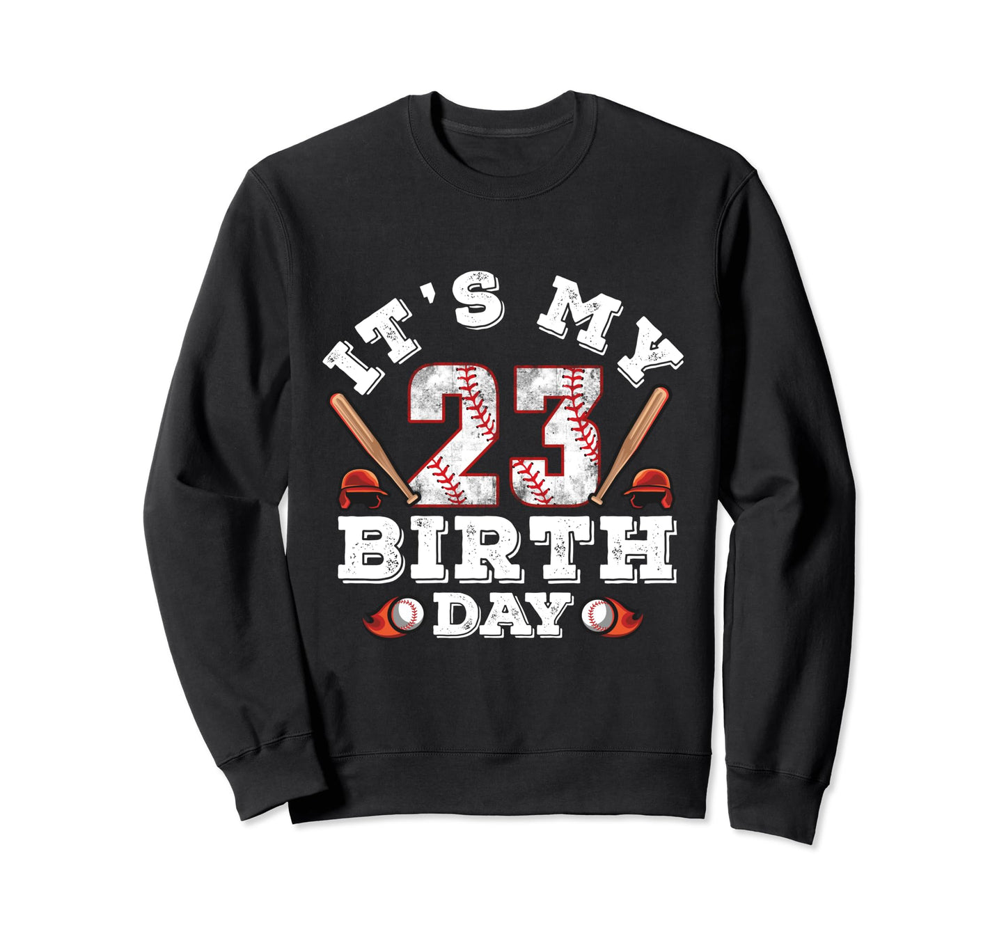 Its My 23Rd Birthday 23 Jersey 23 Sweatshirt - Minimalist Print for Adults - T-Shirt, Sweatshirt, Hoodie